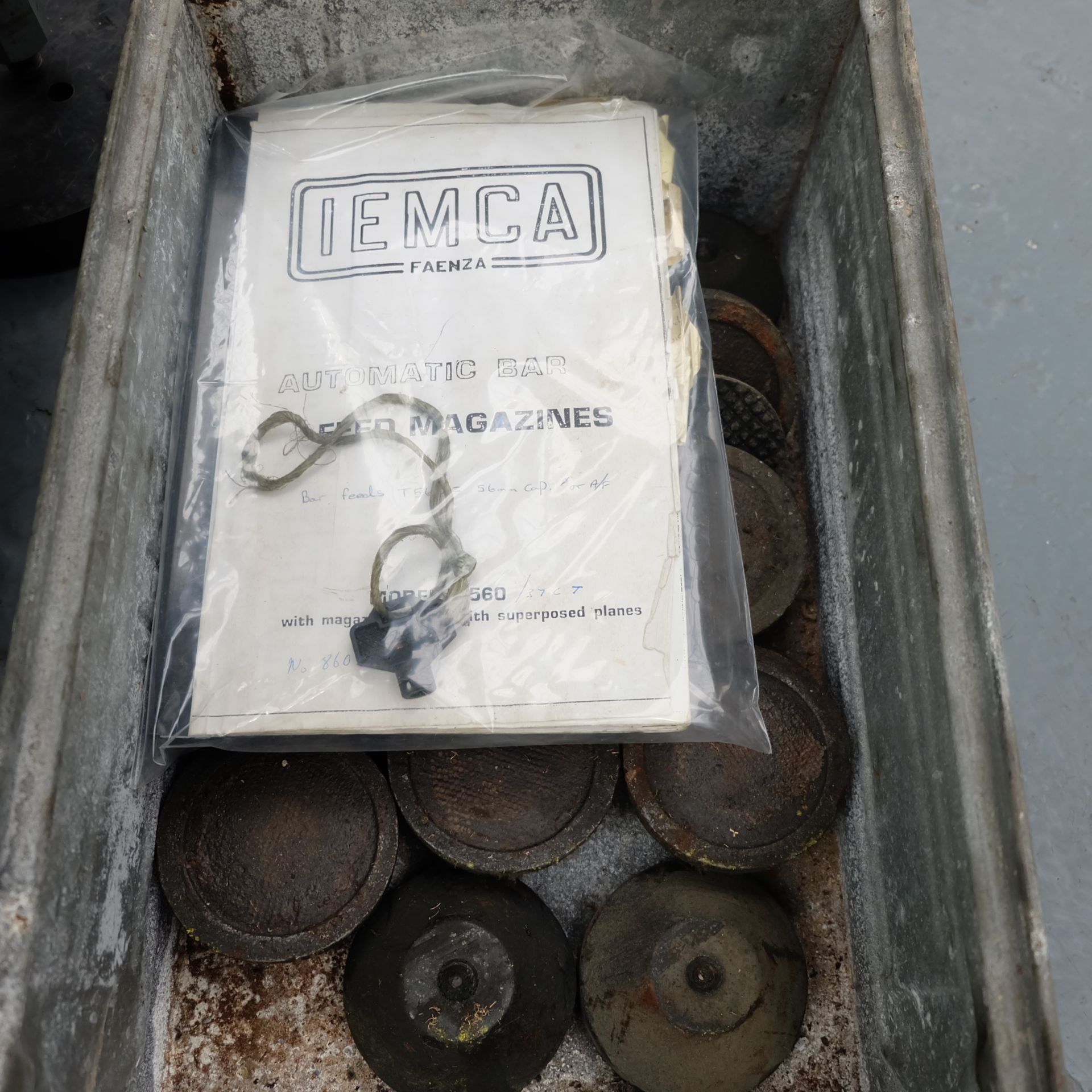IEMCA Type T560/37CT Automatic Bar Feed. With Magazine P560. - Image 9 of 12
