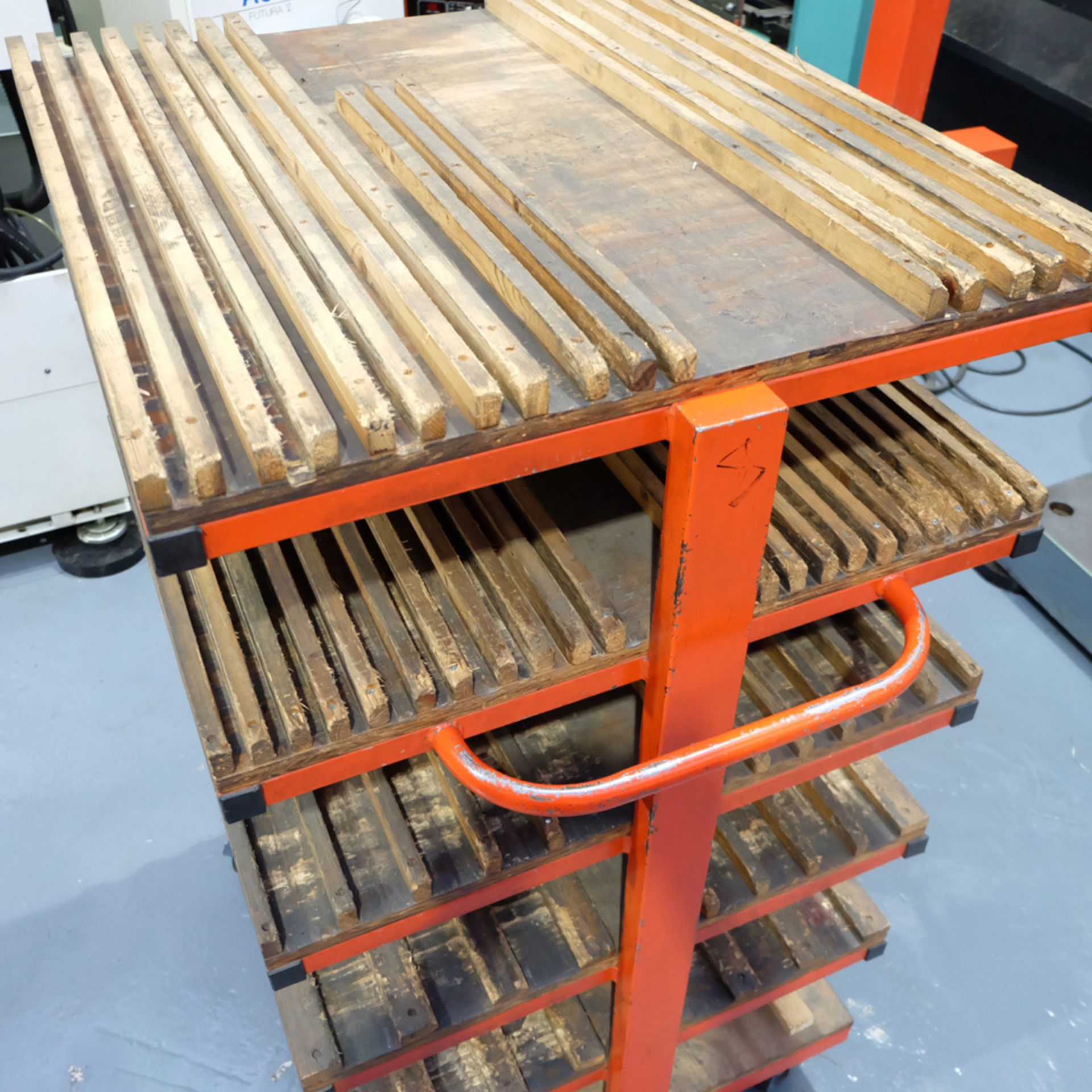 Press Brake Tooling Rack on Wheels. 6 Shelves. - Image 4 of 4