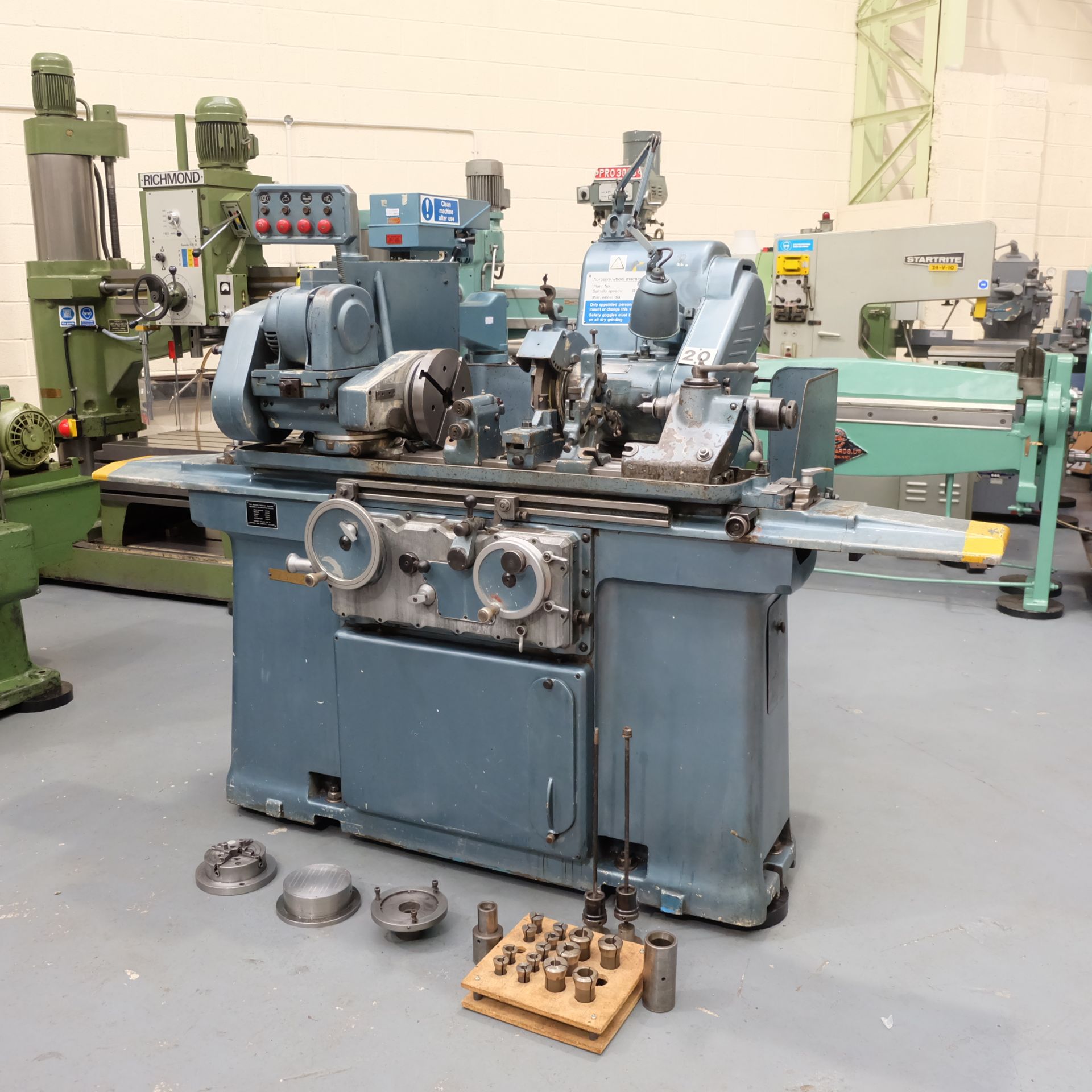 Jones & Shipman Type 1311 Universal Cylindrical Grinder. 24" x 10" Capacity.