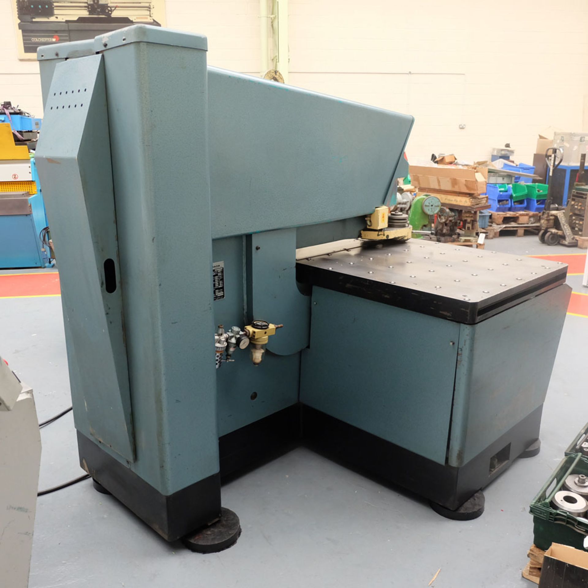 Amada D-750 Duplicator Punching Machine with Tooling and Digital Readout. - Image 6 of 8