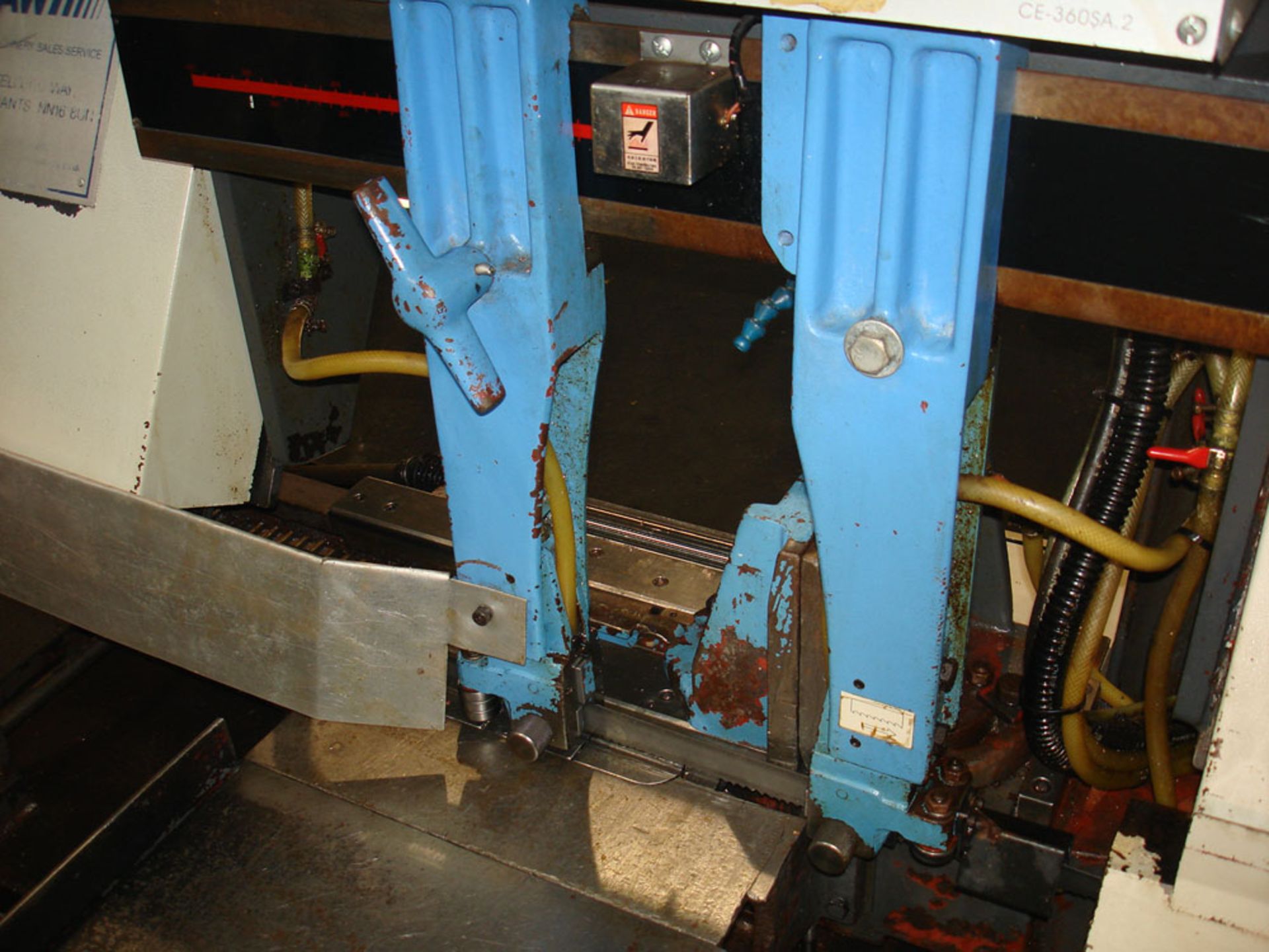 Mega BS 400 SA Horizontal Semi Automatic Bandsaw. Capacity 400mm. D.O.M 2012. - Image 2 of 9