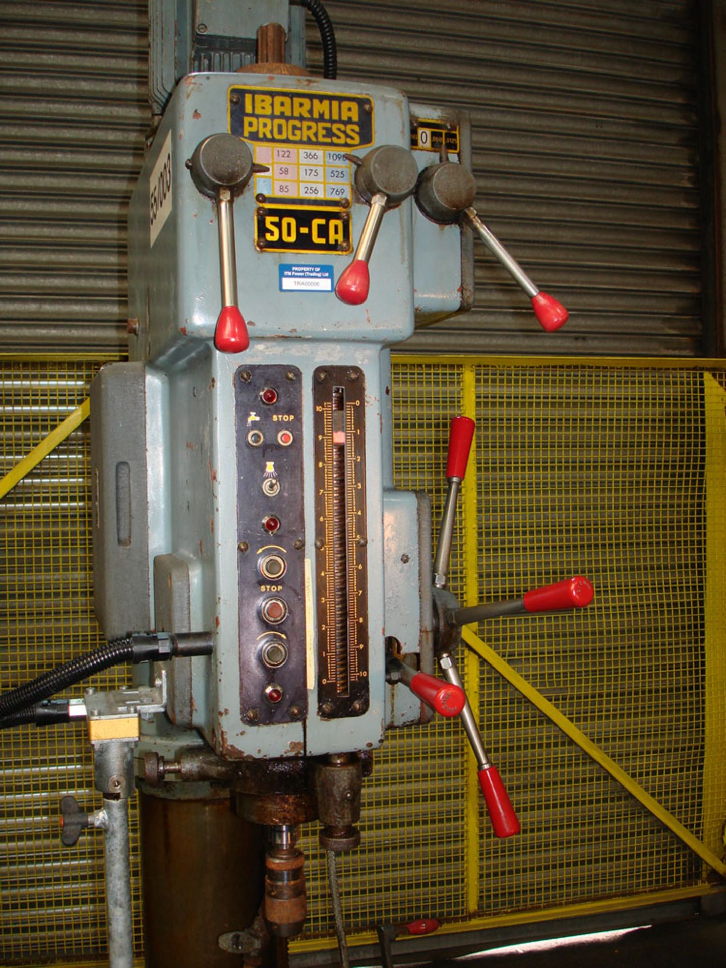 Ibarmia 50-CA Heavy Duty Pillar Drill. Spindle 3 Morse Taper. Speeds 58 -1098rpm. - Image 2 of 4