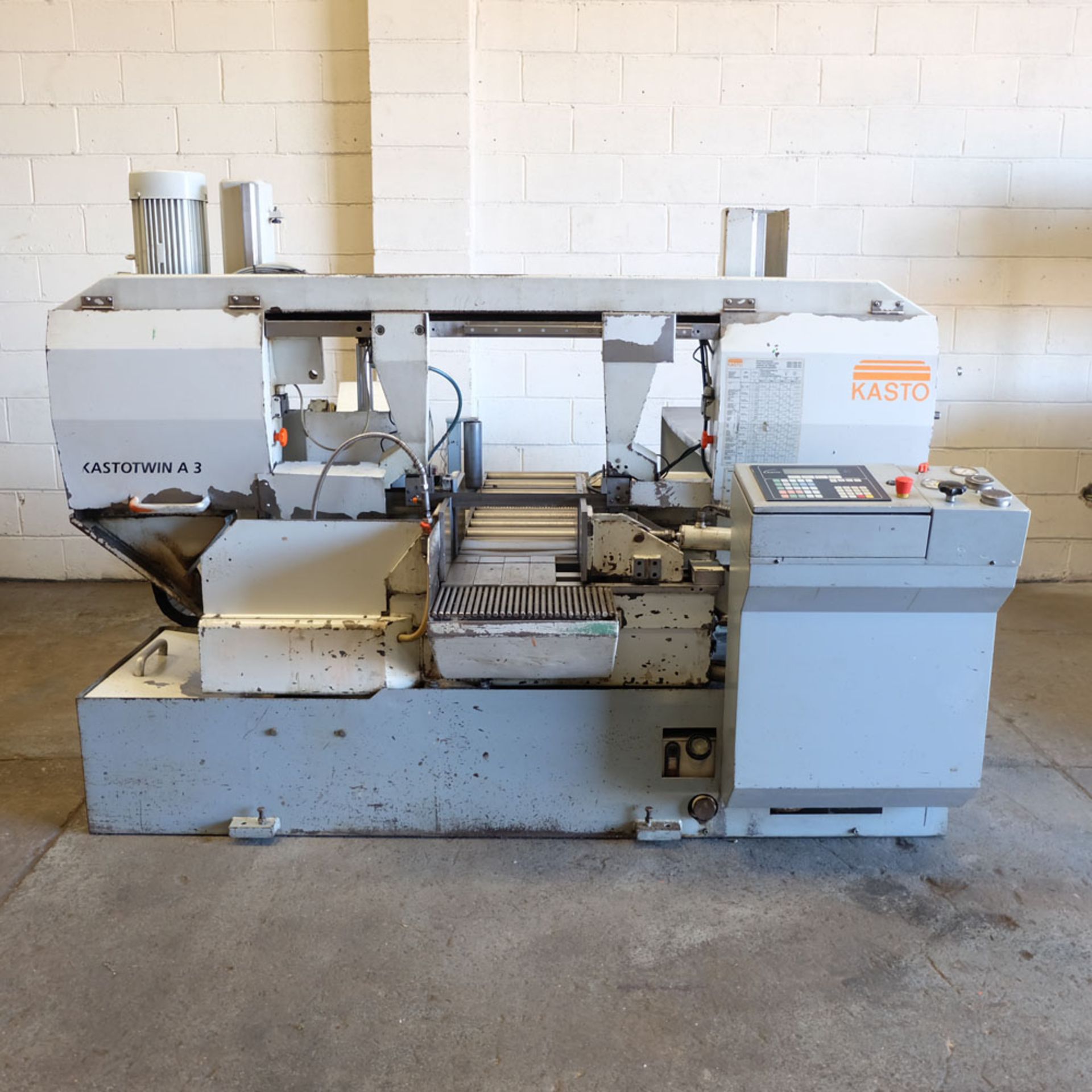 Kasto Type Kastotwin A3 Automatic Bandsaw. Capacity: 320mm Round.