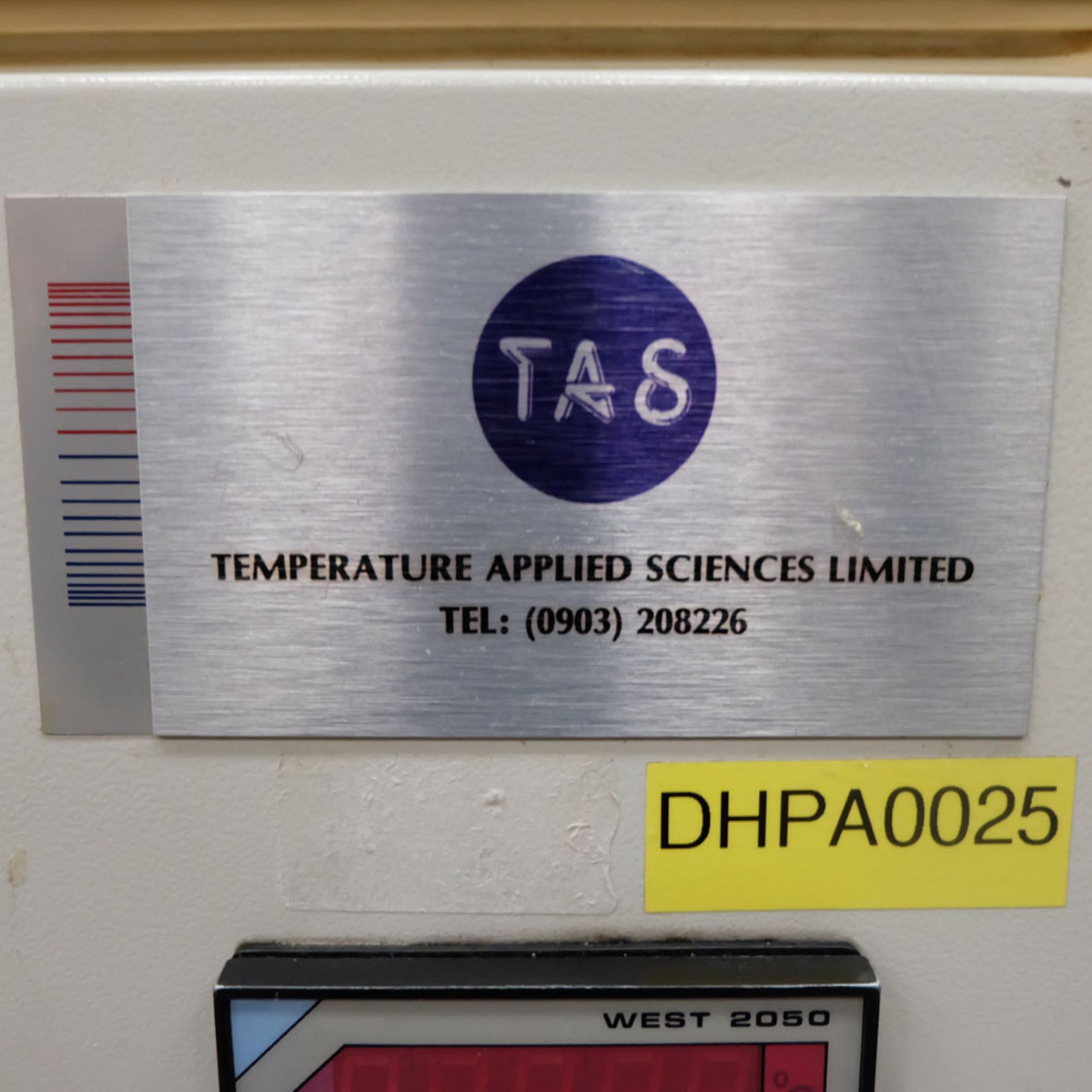 TAS Refrigeration Cabinet. Capacity 15" x 15" x 13" Deep. West 2050 Control. - Image 6 of 9