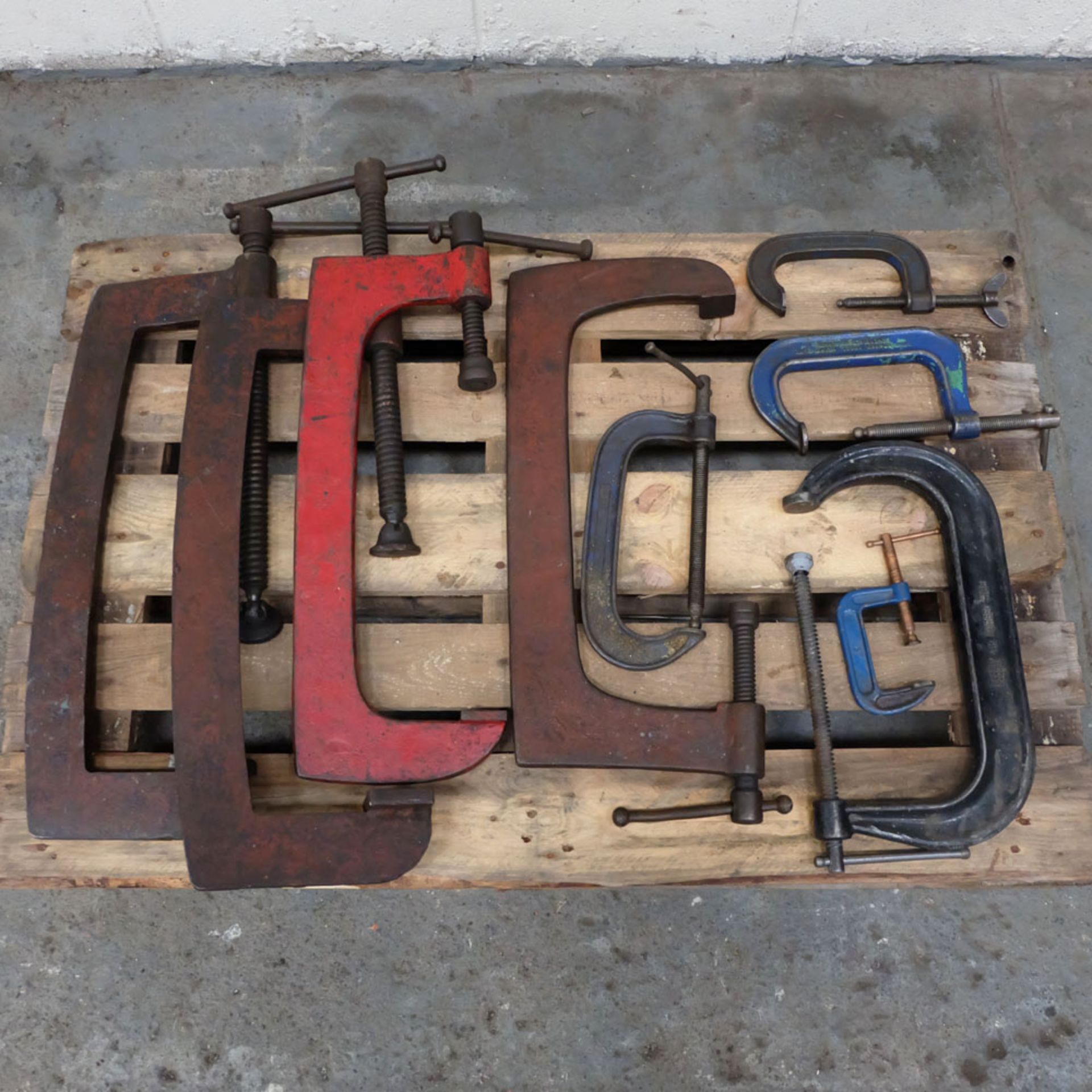 Lot of Various Size Clamps. - Image 2 of 3