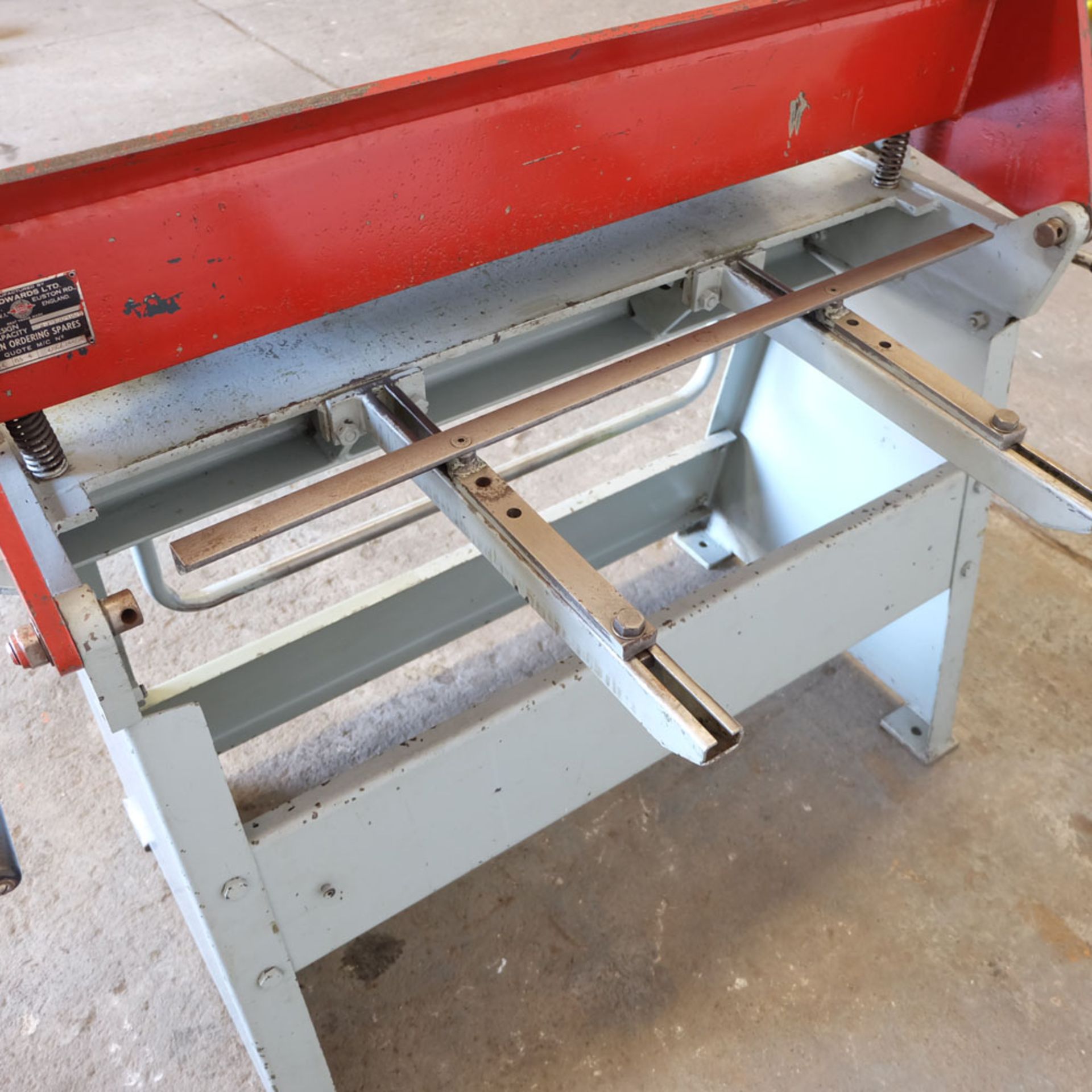 Edwards Manual Box & Pan Folder. Capacity: 3ft x 18swg. - Image 6 of 8