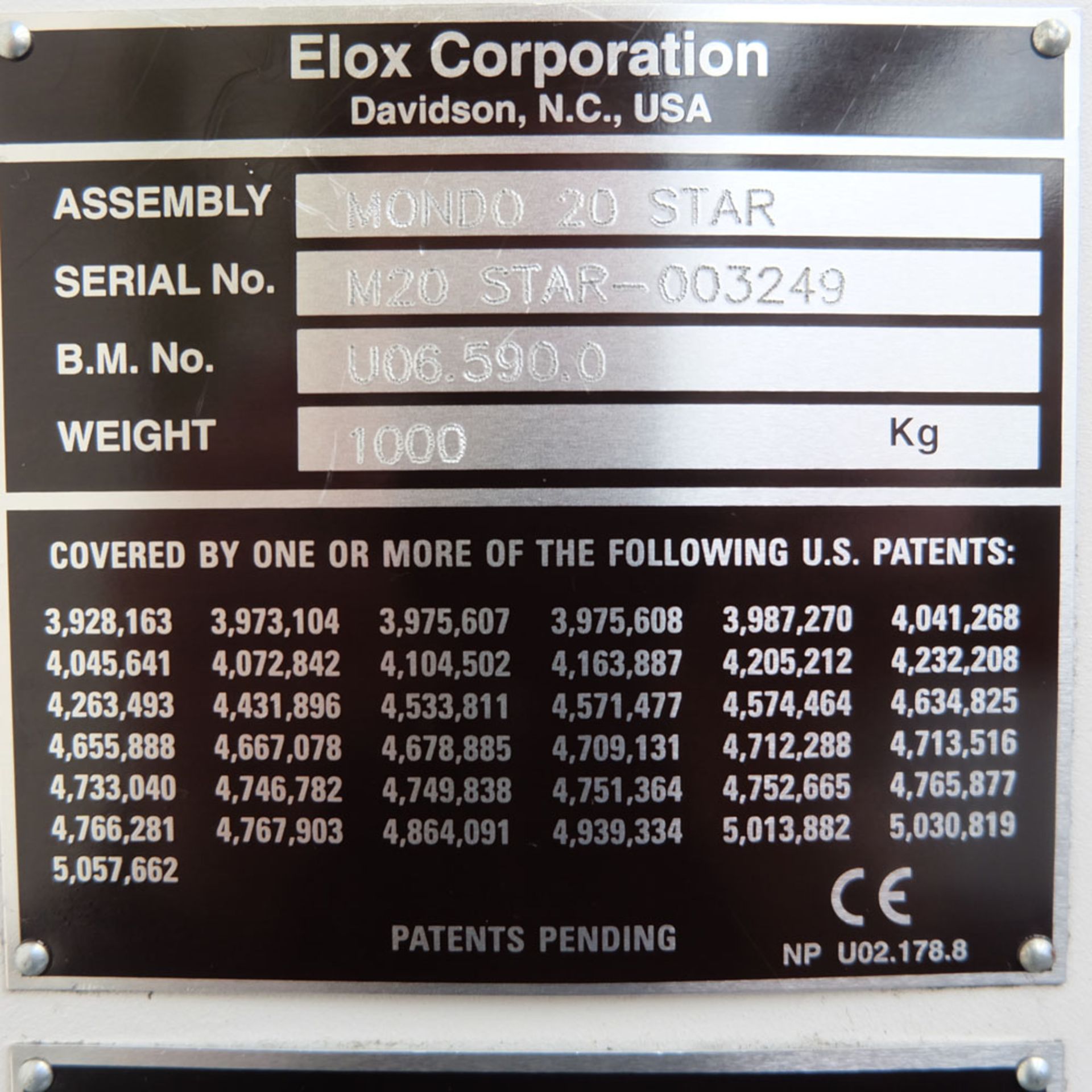 AGIE Mondo Star 20. EDM/Die Sinking Machine With Agie Futura V 1PM Control. - Image 11 of 16