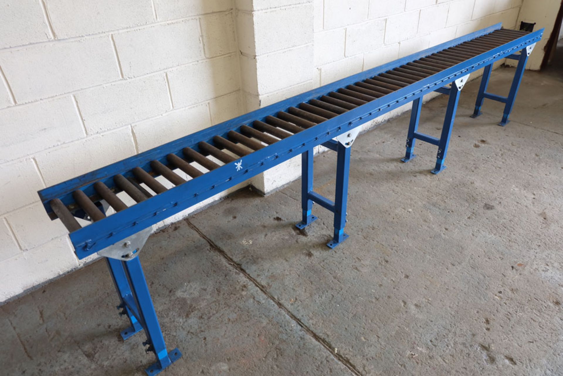 Roller Conveyors. Approx 12' x 13" x 32" High (Height Adjustable). - Image 3 of 4