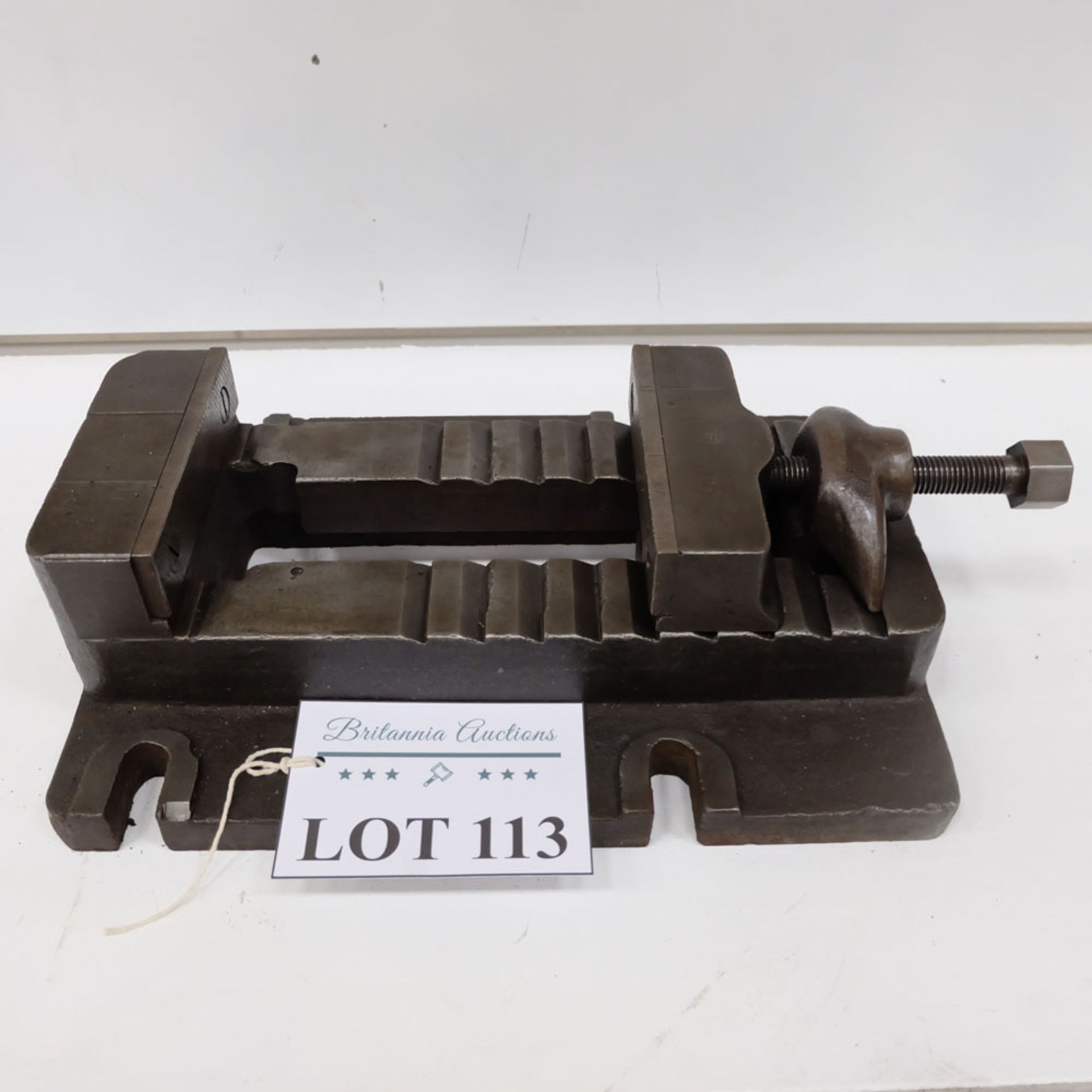 6" Rack Vice. Approx Sizes. Jaw Width 6". Max Opening 8". Jaw Height 1 3/4".