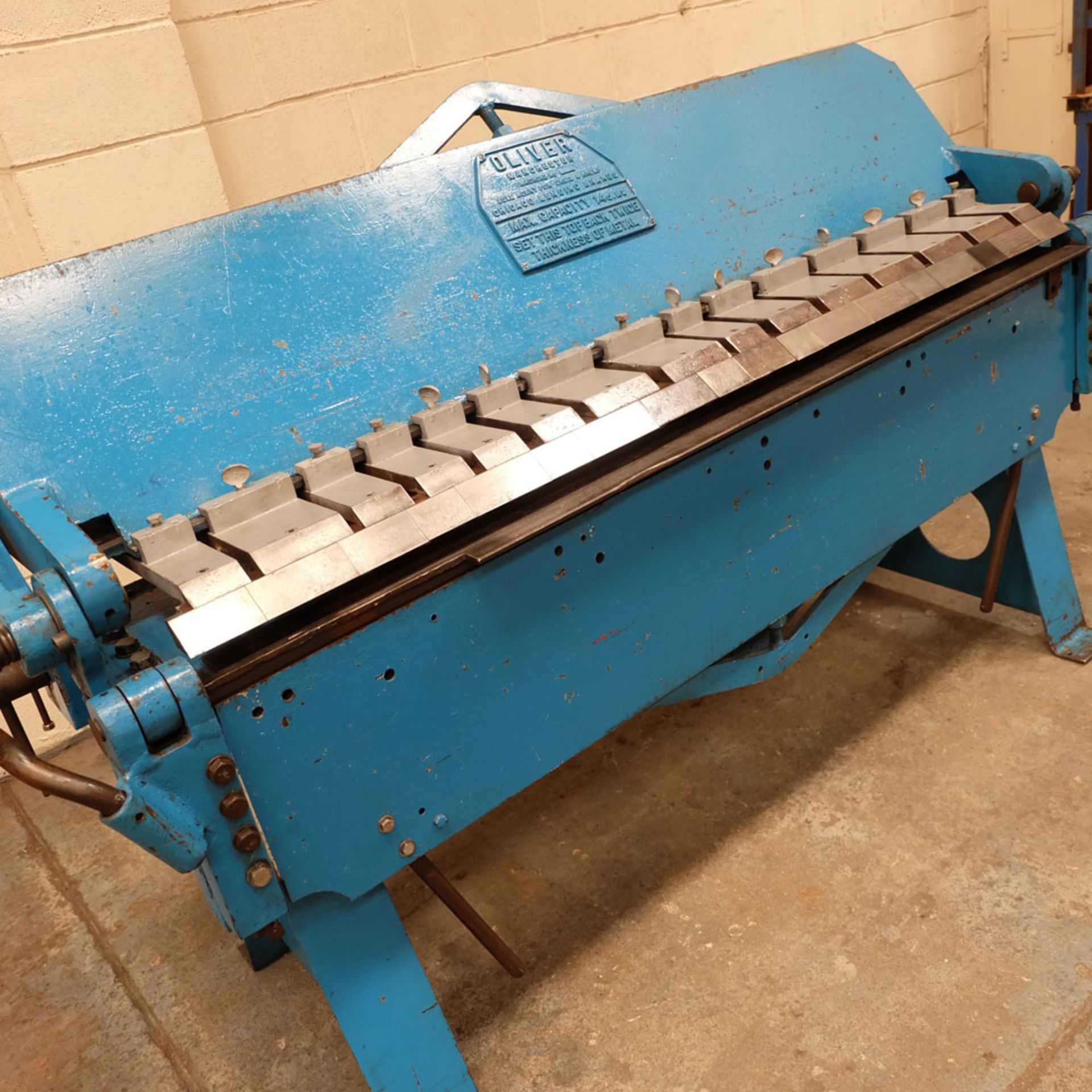 Dreis & Krump Chicago Box & Pan Folding Machine. Capacity: 6 ftx 14 swg. - Image 2 of 11