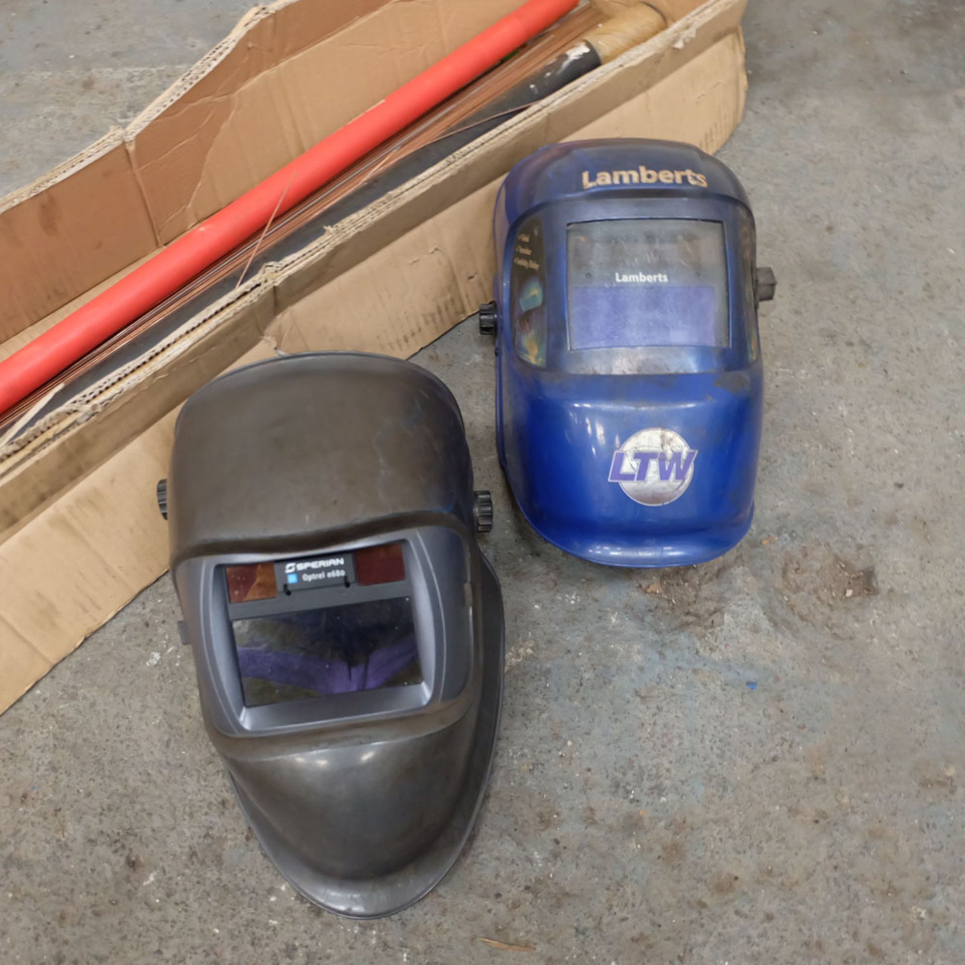 Lot of Welding Rods and Welding Masks. - Image 2 of 3