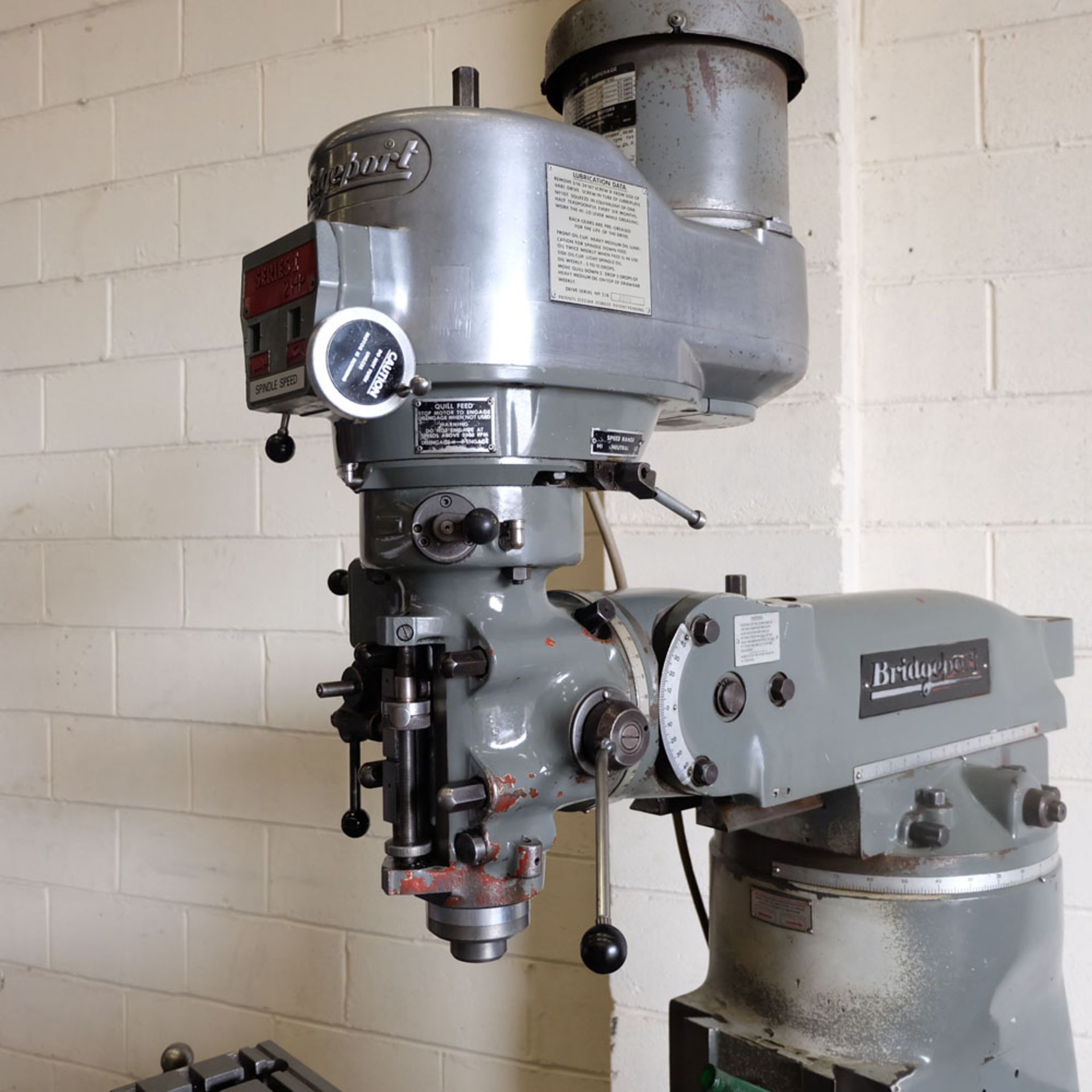 Bridgeport BR2J2 Series 1 Varispeed Turret Mill. Spindle Taper: R8. - Image 2 of 7