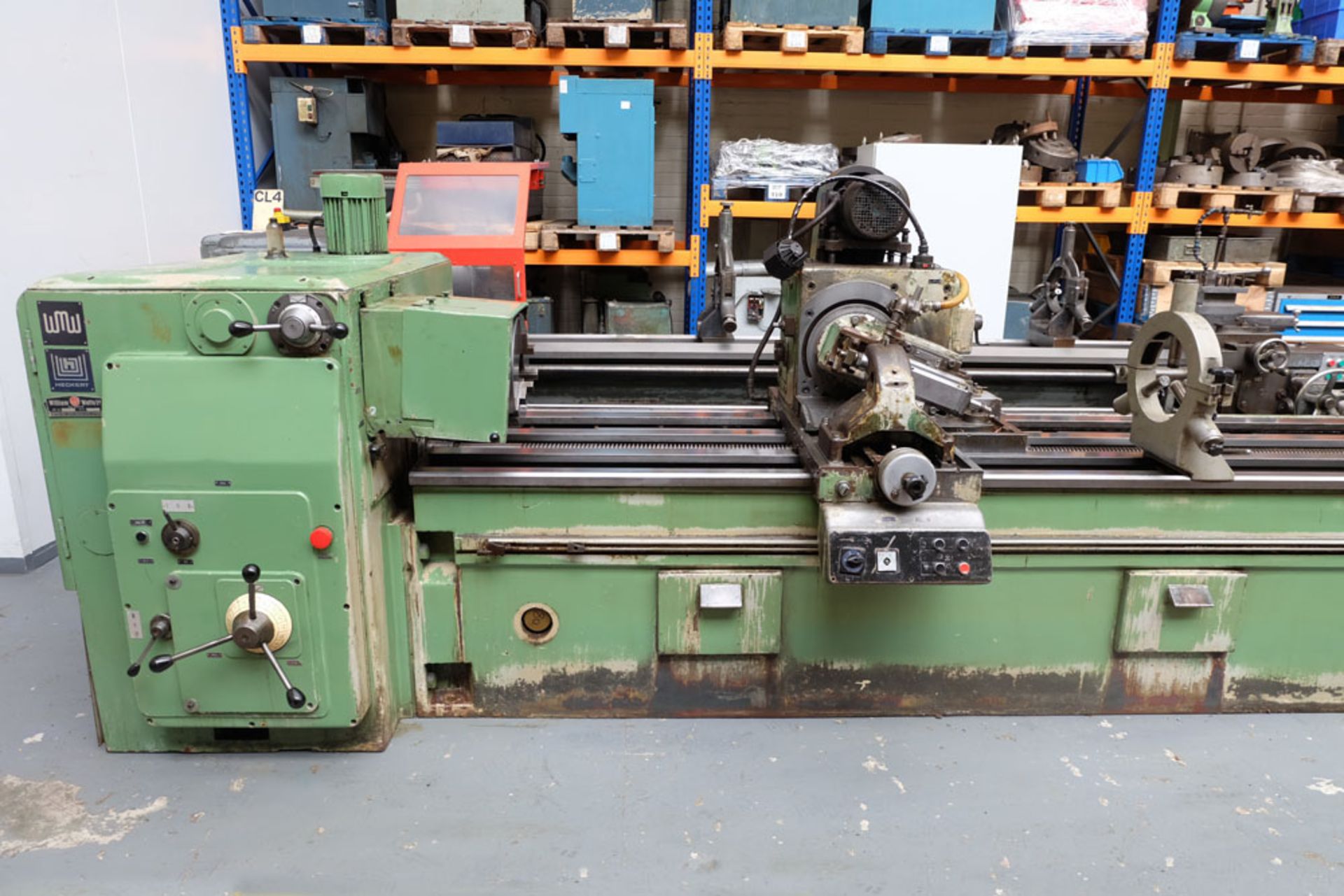 Heckert Type ZFWVG 25 x 5000 Long Thread and Spline Shaft Milling Machine. Centre Height 250mm.