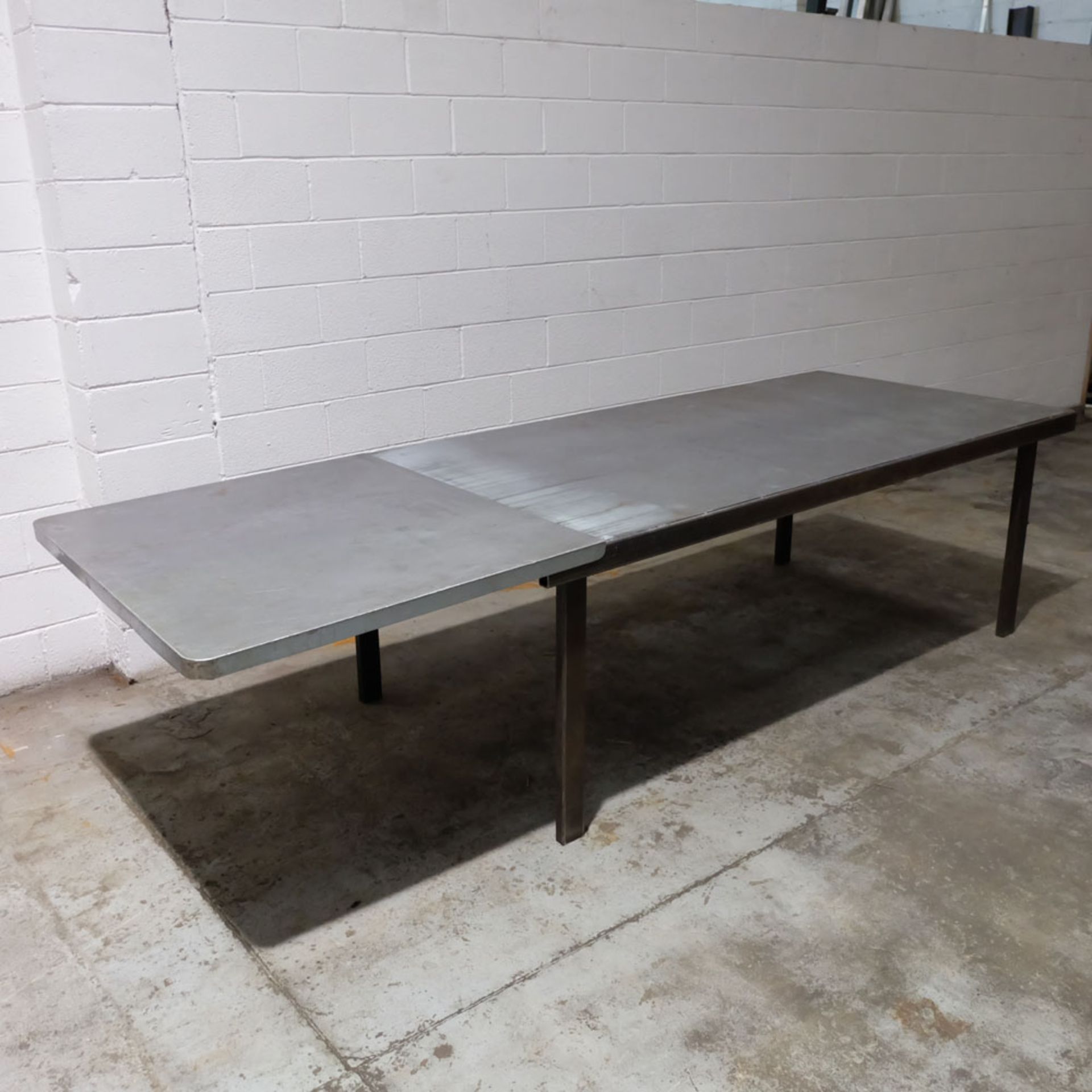 Heavy Duty Extendable Steel Table. Approx 2650mm. - Image 4 of 6