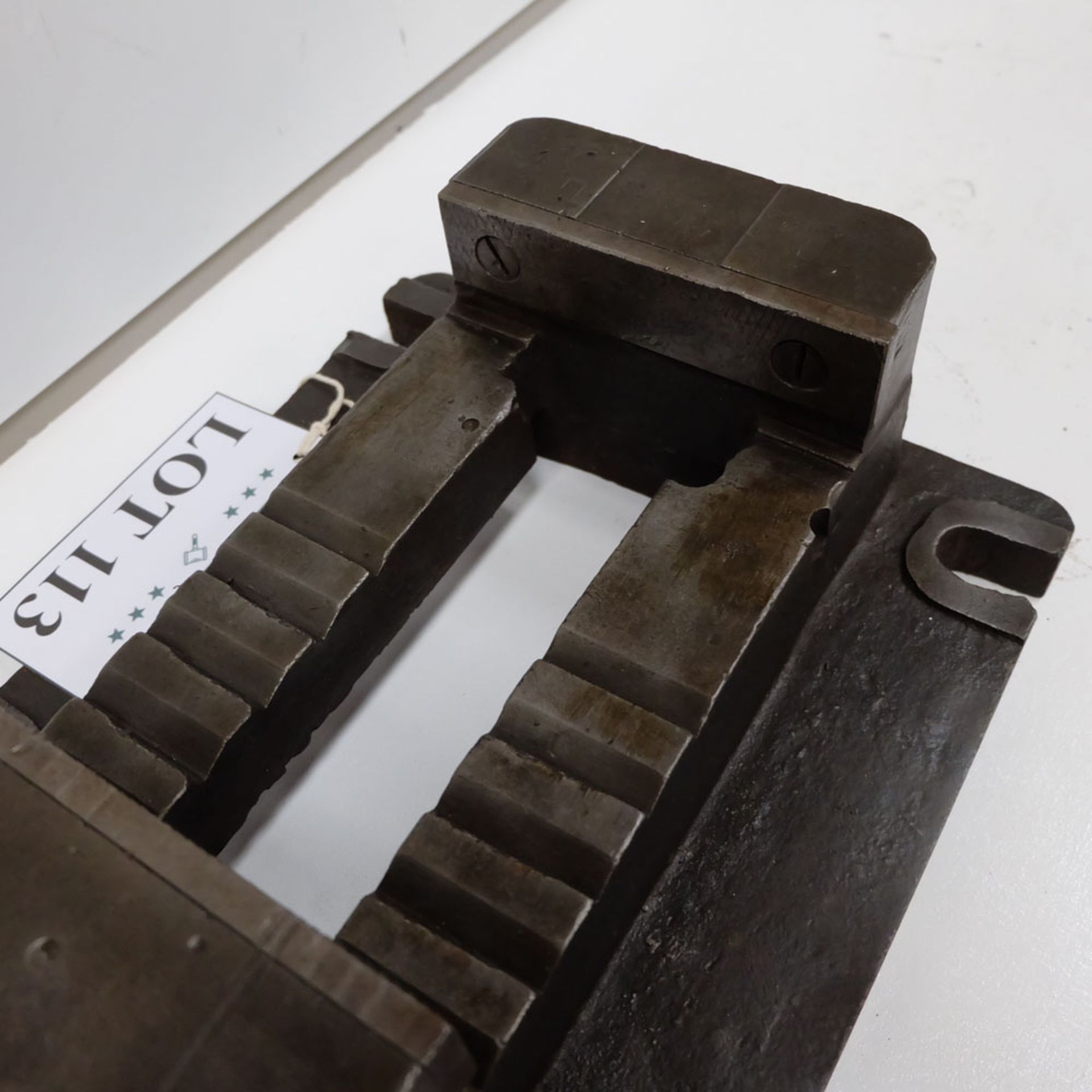 6" Rack Vice. Approx Sizes. Jaw Width 6". Max Opening 8". Jaw Height 1 3/4". - Image 4 of 4