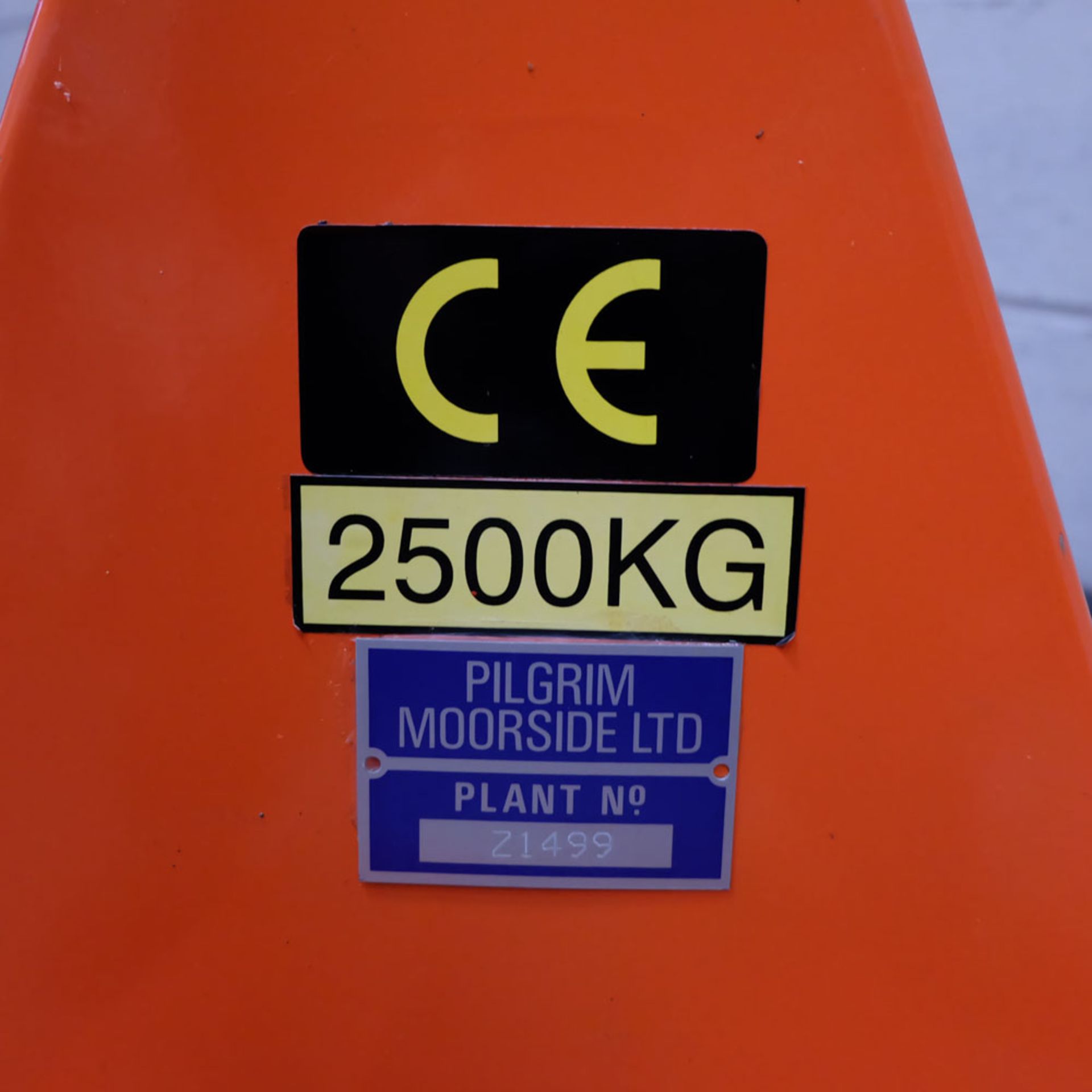 Warrior 2500KG Pallet Truck: Length of Forks 800mm. - Image 2 of 5