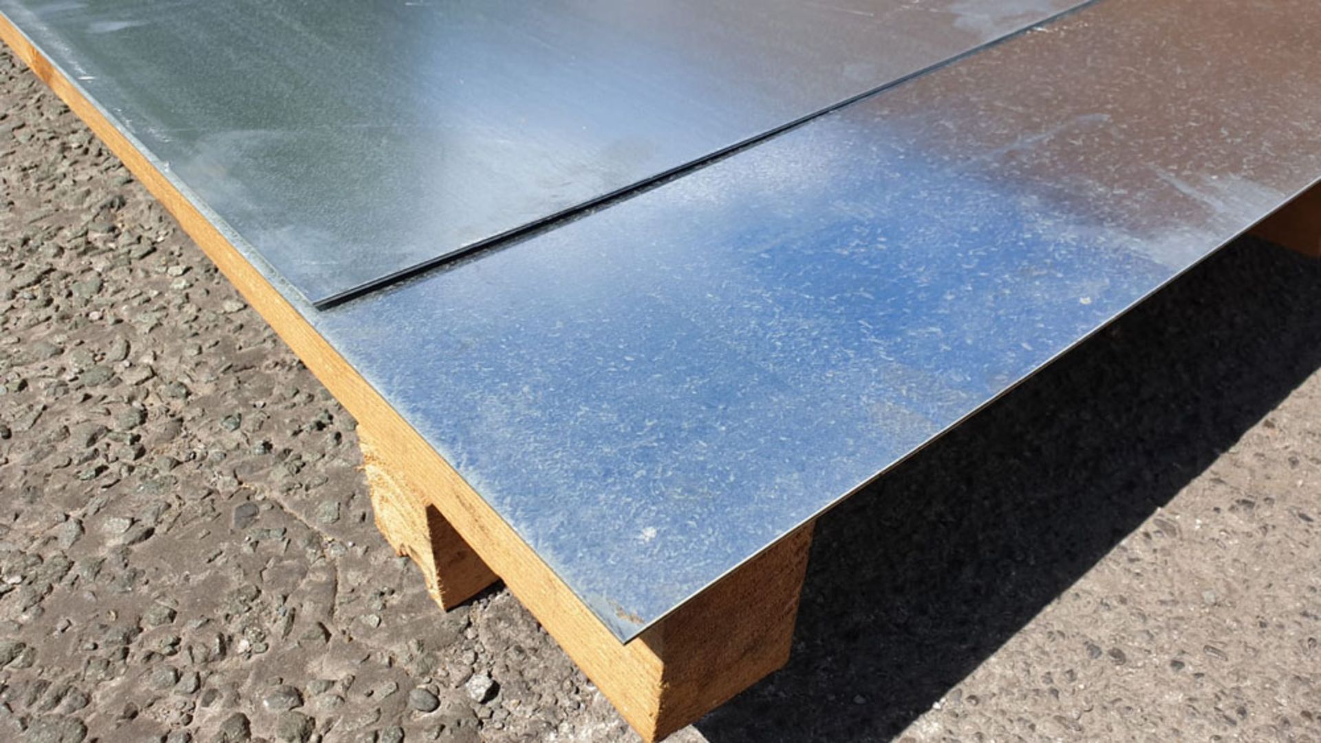 Lot of 3 x Galvanised Steel Sheets. Various Sizes as per lot Description. - Image 3 of 3