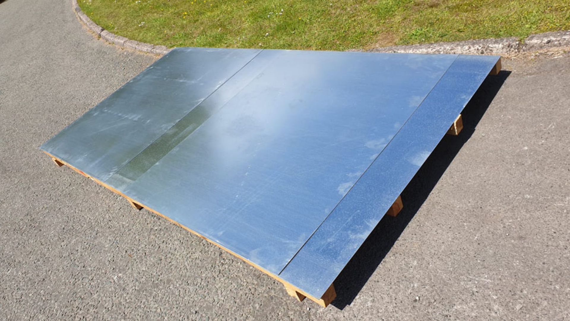 Lot of 3 x Galvanised Steel Sheets. Various Sizes as per lot Description. - Image 2 of 3