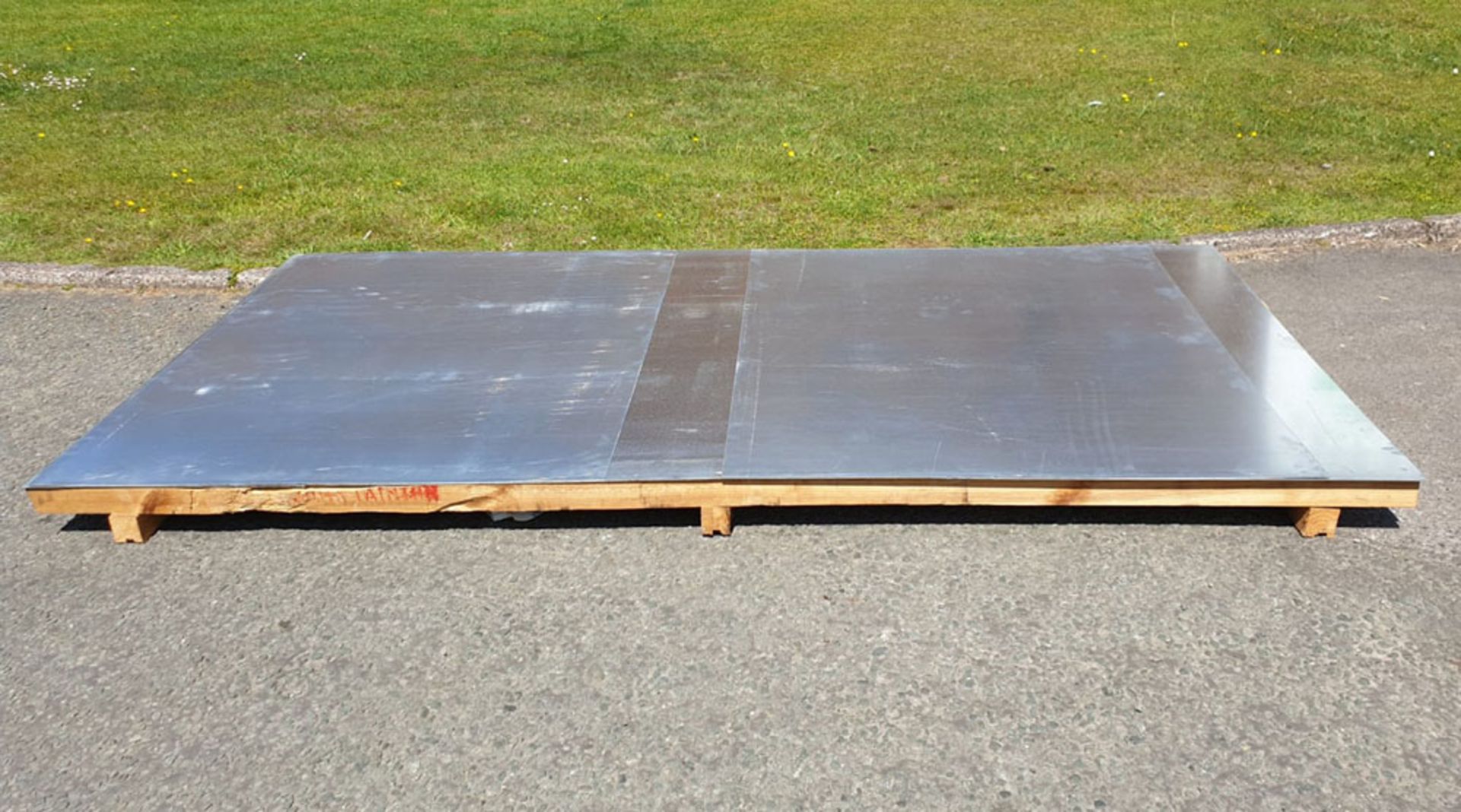 Lot of 3 x Galvanised Steel Sheets. Various Sizes as per lot Description.