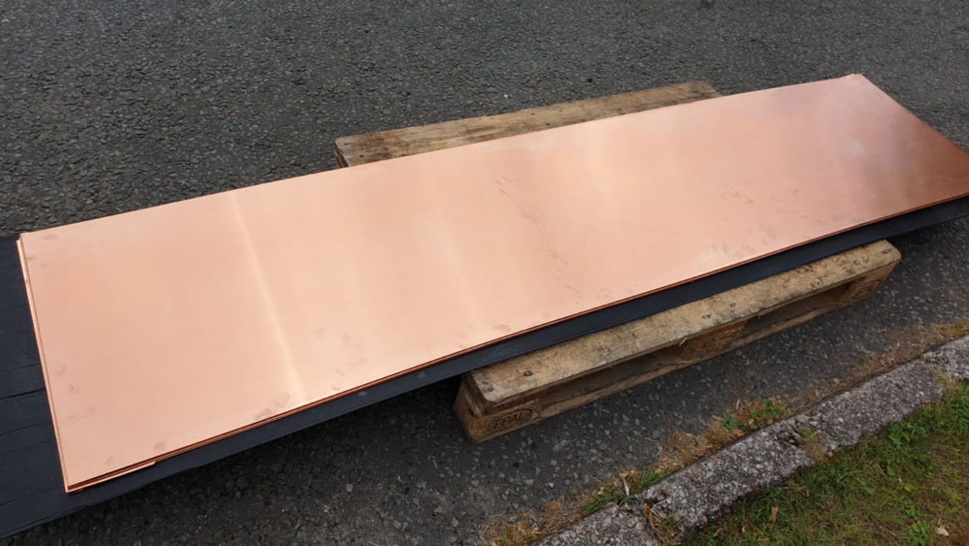 7 x Copper Sheet. Approx Size 2440mm x 555mm x 1.2mm. - Image 2 of 6