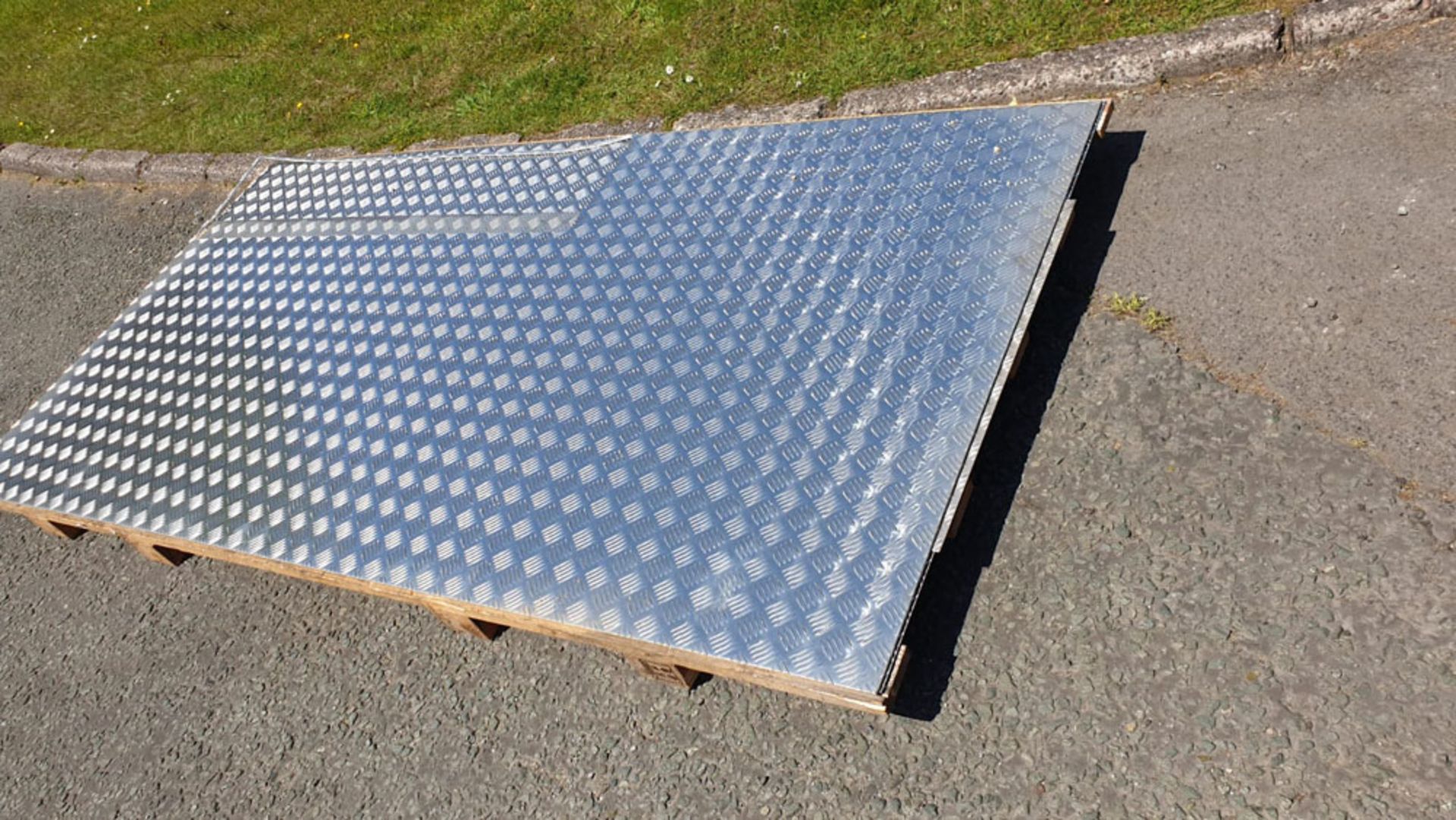 3 x Aluminium Chequer Plate Sheets. Various Sizes as per lot Description. - Image 4 of 4