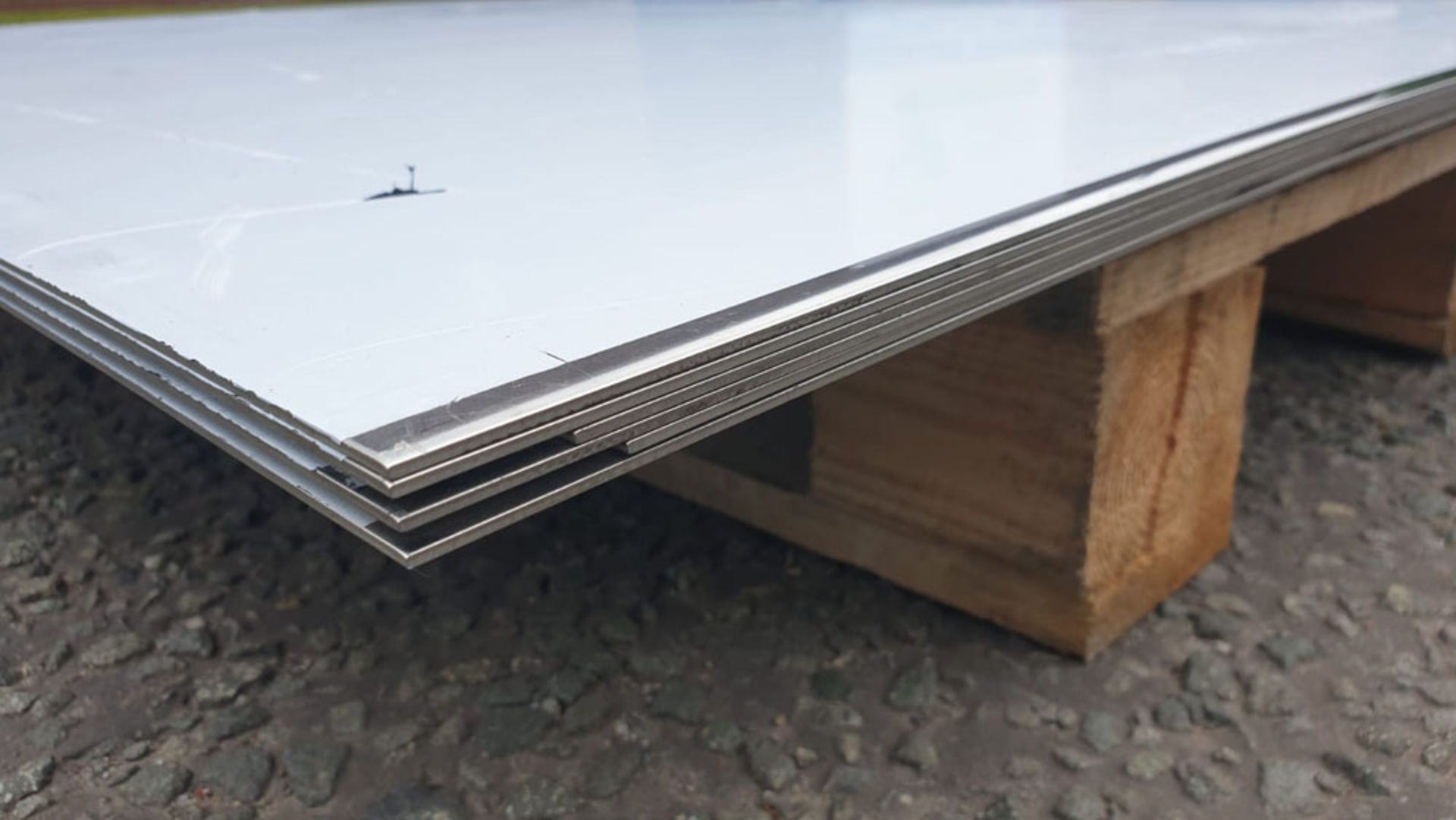 6 x Stainless Steel Sheets. 1200mm x 1250mm x 2mm. - Image 4 of 4