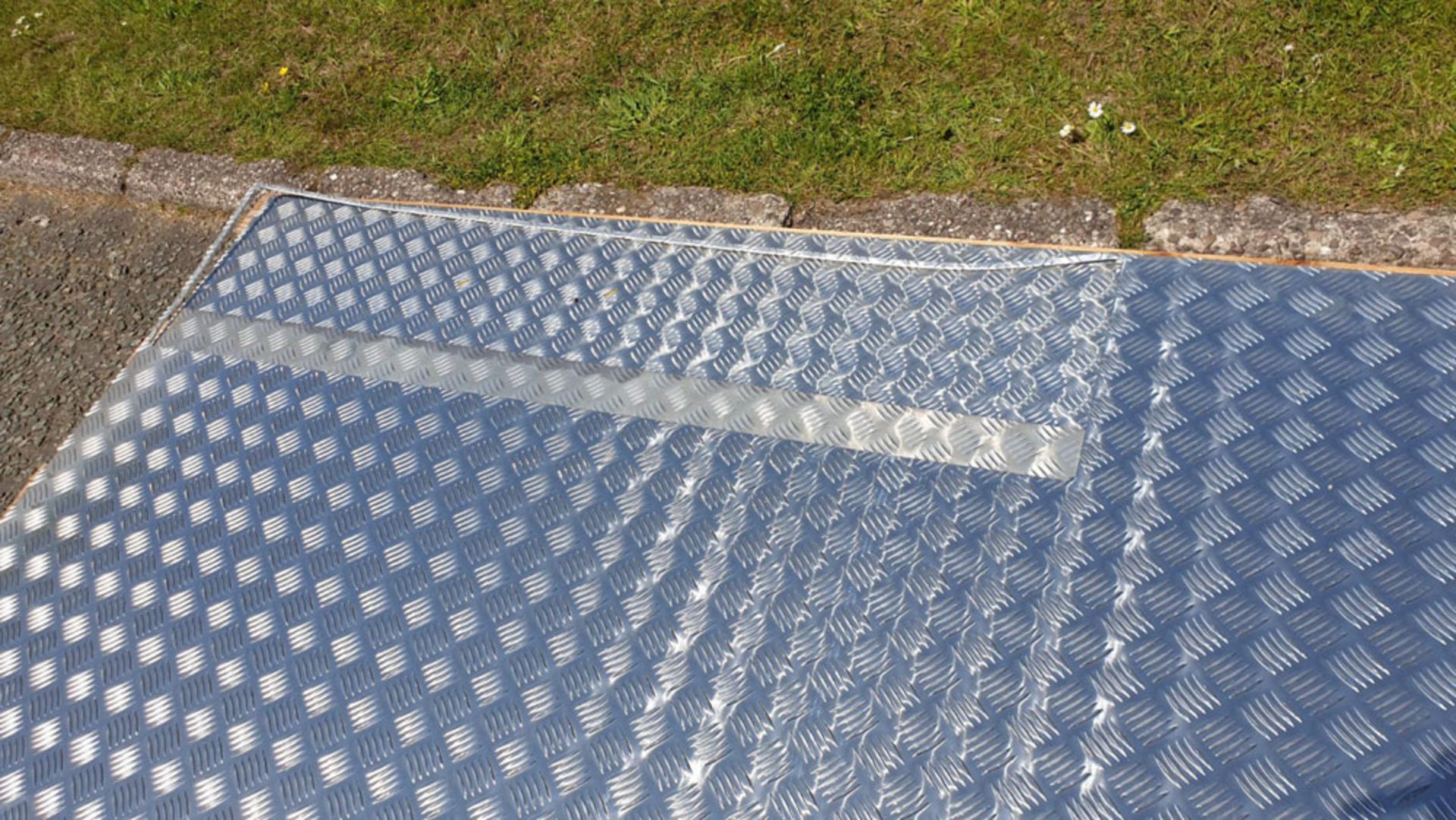 3 x Aluminium Chequer Plate Sheets. Various Sizes as per lot Description. - Image 3 of 4