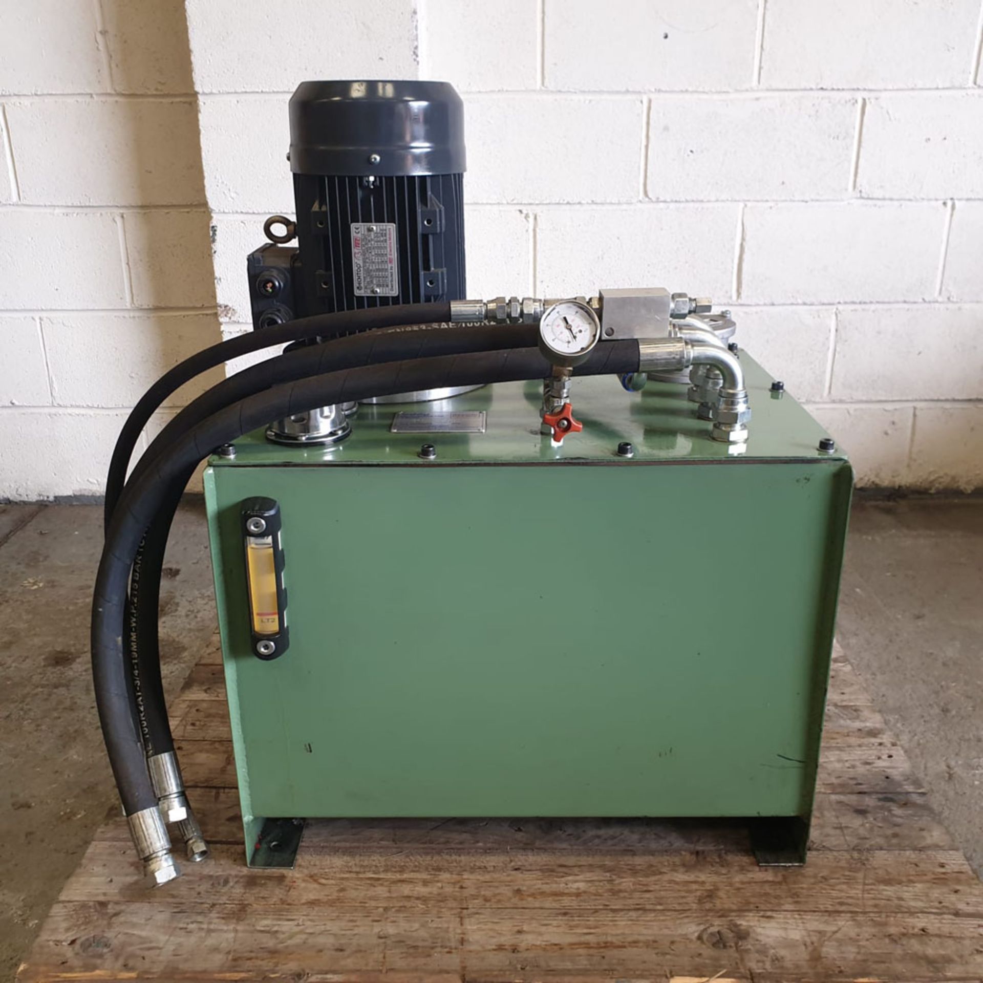 Oddy Hydraulics Ltd Type DRG No 73551. Hydraulic Power Pack. Max Pressure 17 BAR.