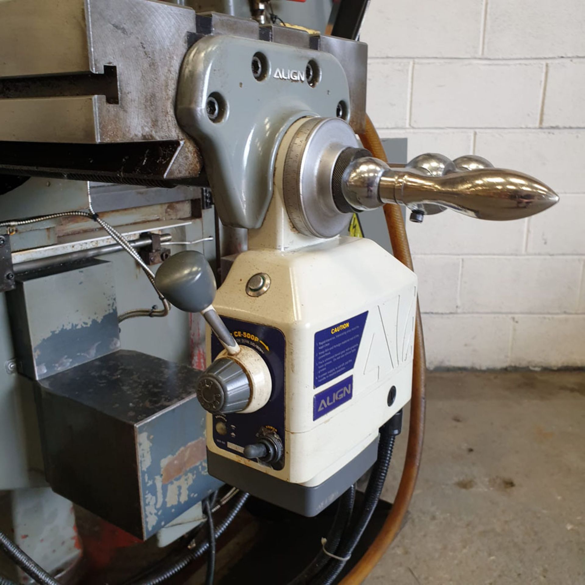 KRV (XYZ) Model 3000 Turret Milling Machine. Size Of Table: 54" x 12". - Image 6 of 6