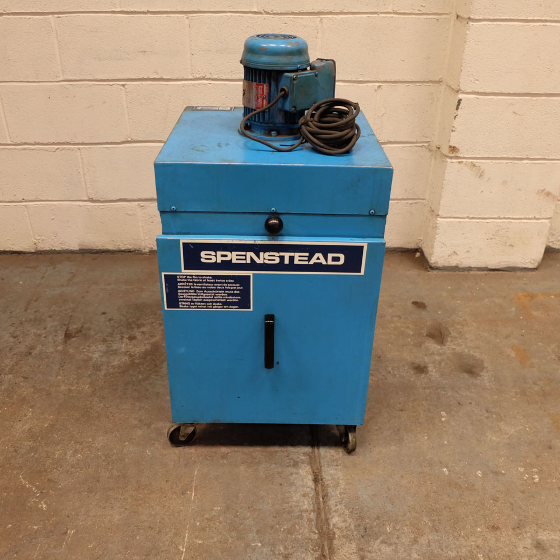 Spenstead Dust Extractor. Single Phase. 220- 240V. - Image 4 of 4