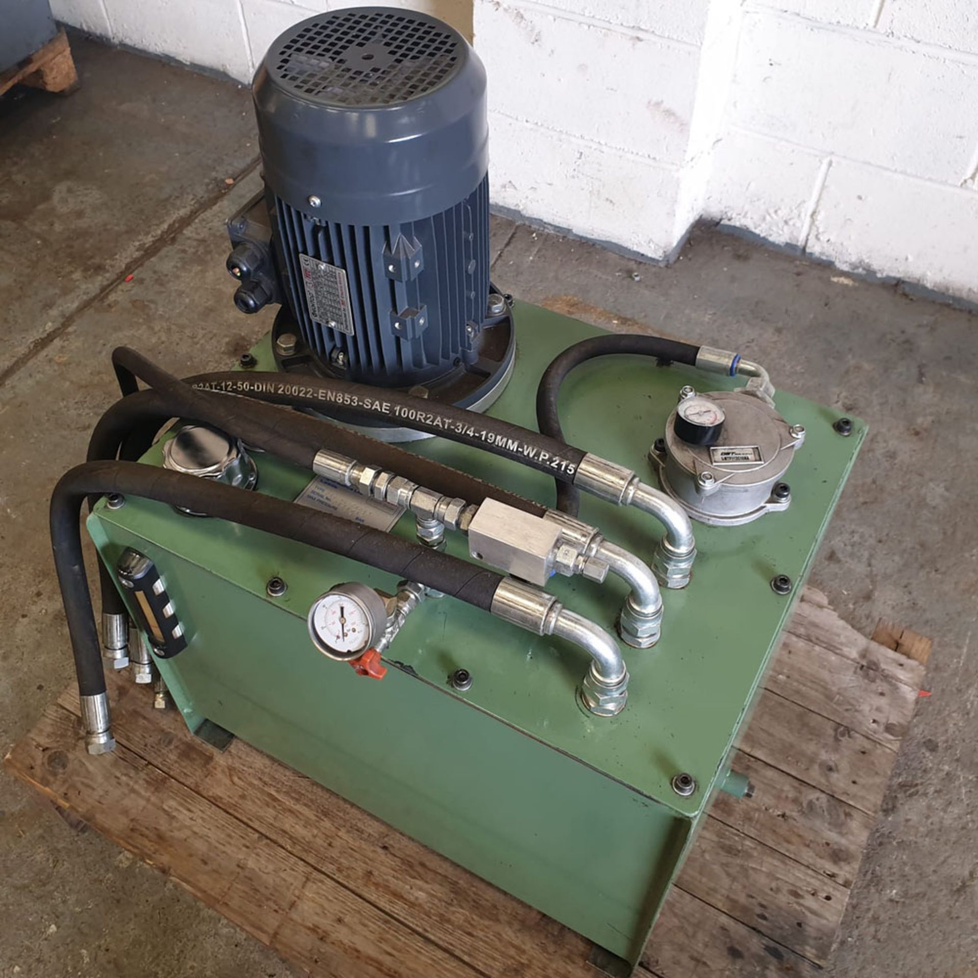 Oddy Hydraulics Ltd Type DRG No 73551. Hydraulic Power Pack. Max Pressure 17 BAR. - Image 3 of 7