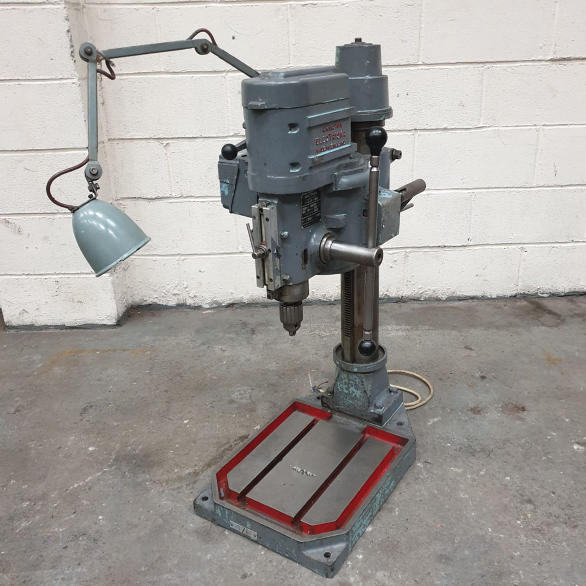 Grimston Electriska Type P12AH Gear Head Bench Drill. Capcity: 1" Diameter.