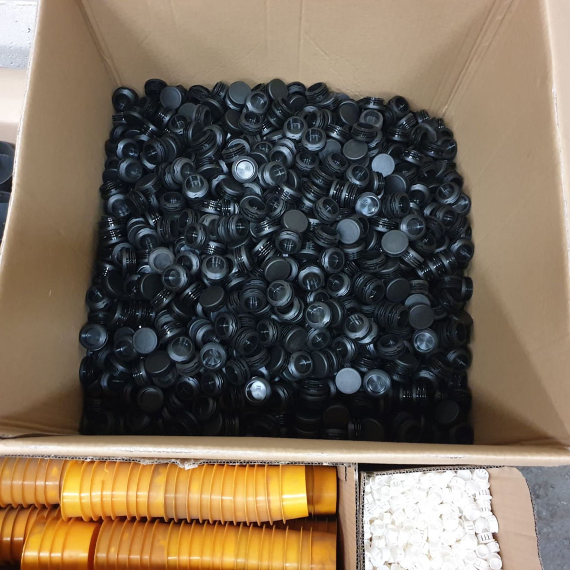 Large Selection of Various Shape & Size Plastic Caps/Plugs as lotted. - Image 6 of 6