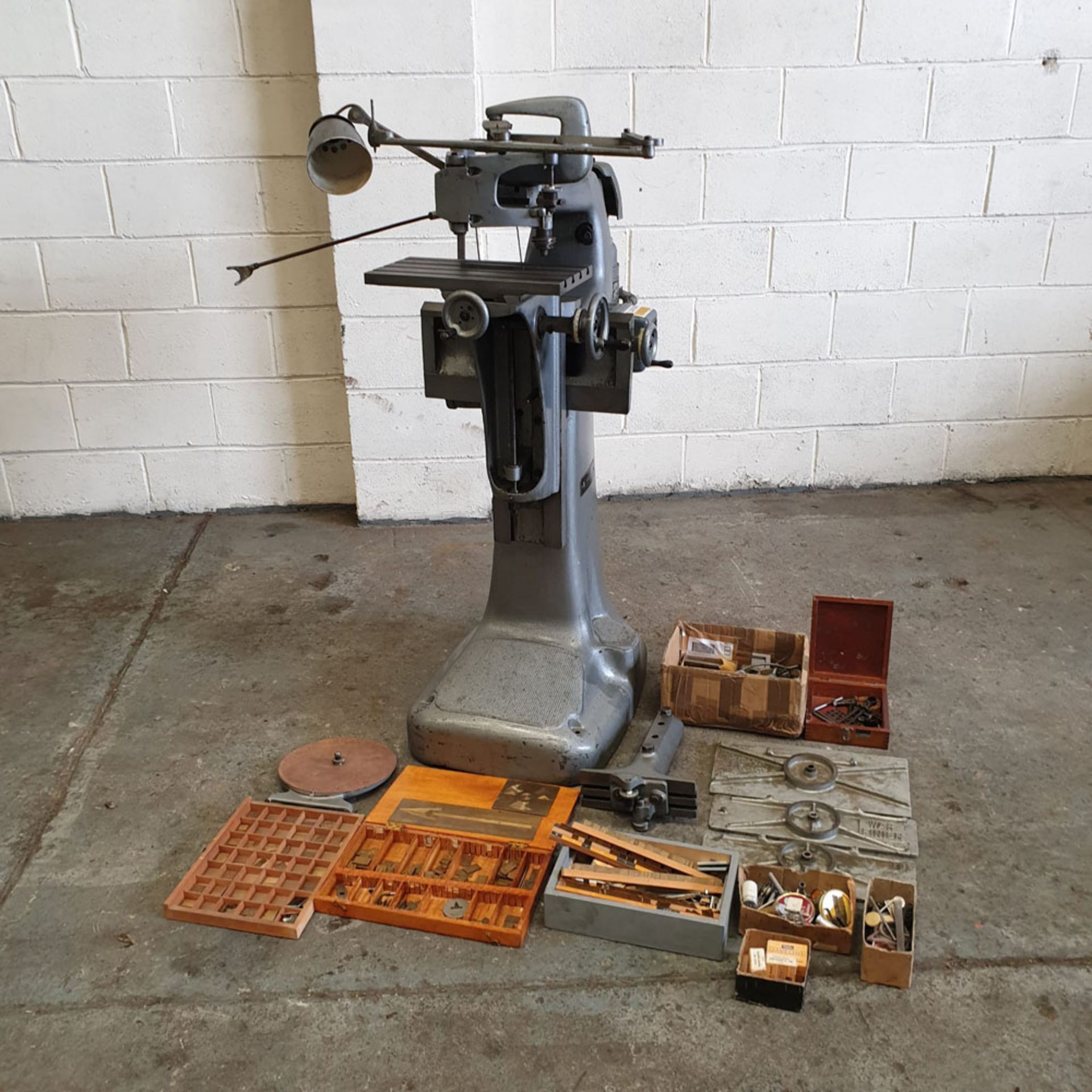 Taylor Hobson Type D Engraving Machine. Cutter Speeds: 2730 - 18,000 RPM.