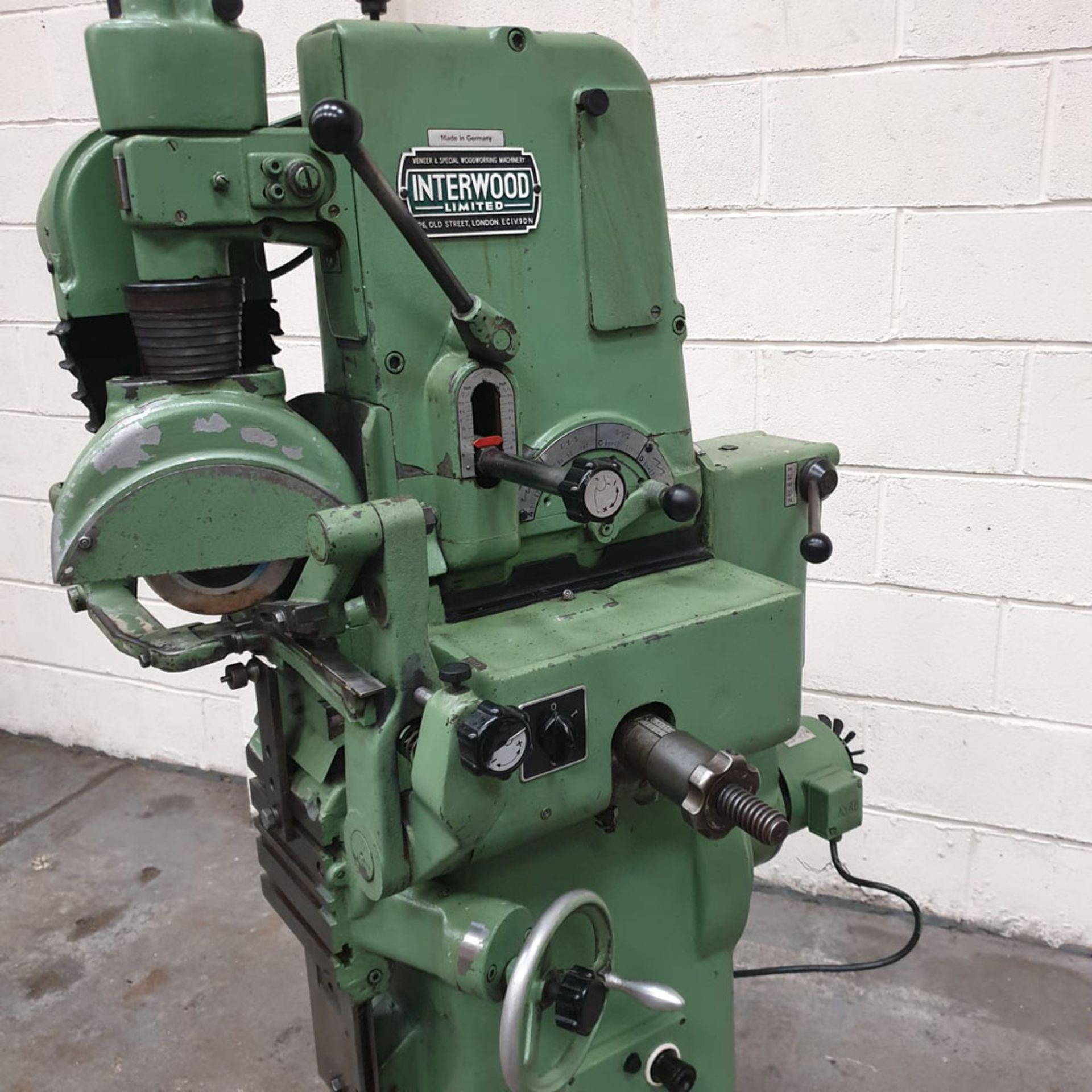 Interwood Type CANA/E Tilting Head Rotary Saw Blade Re Grinder. - Image 2 of 4