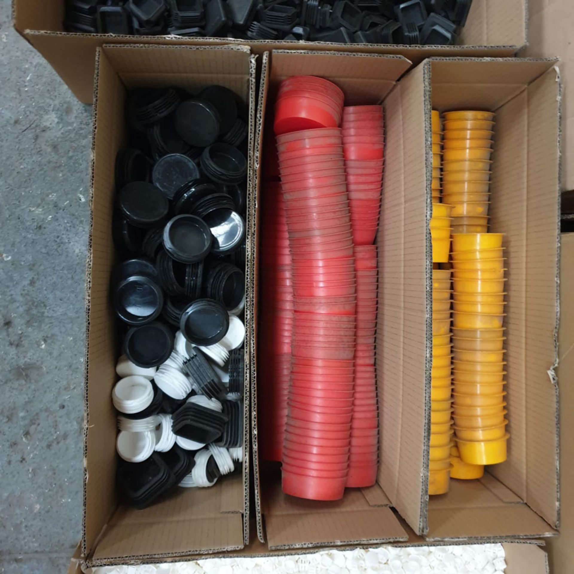 Large Selection of Various Shape & Size Plastic Caps/Plugs as lotted. - Image 4 of 6