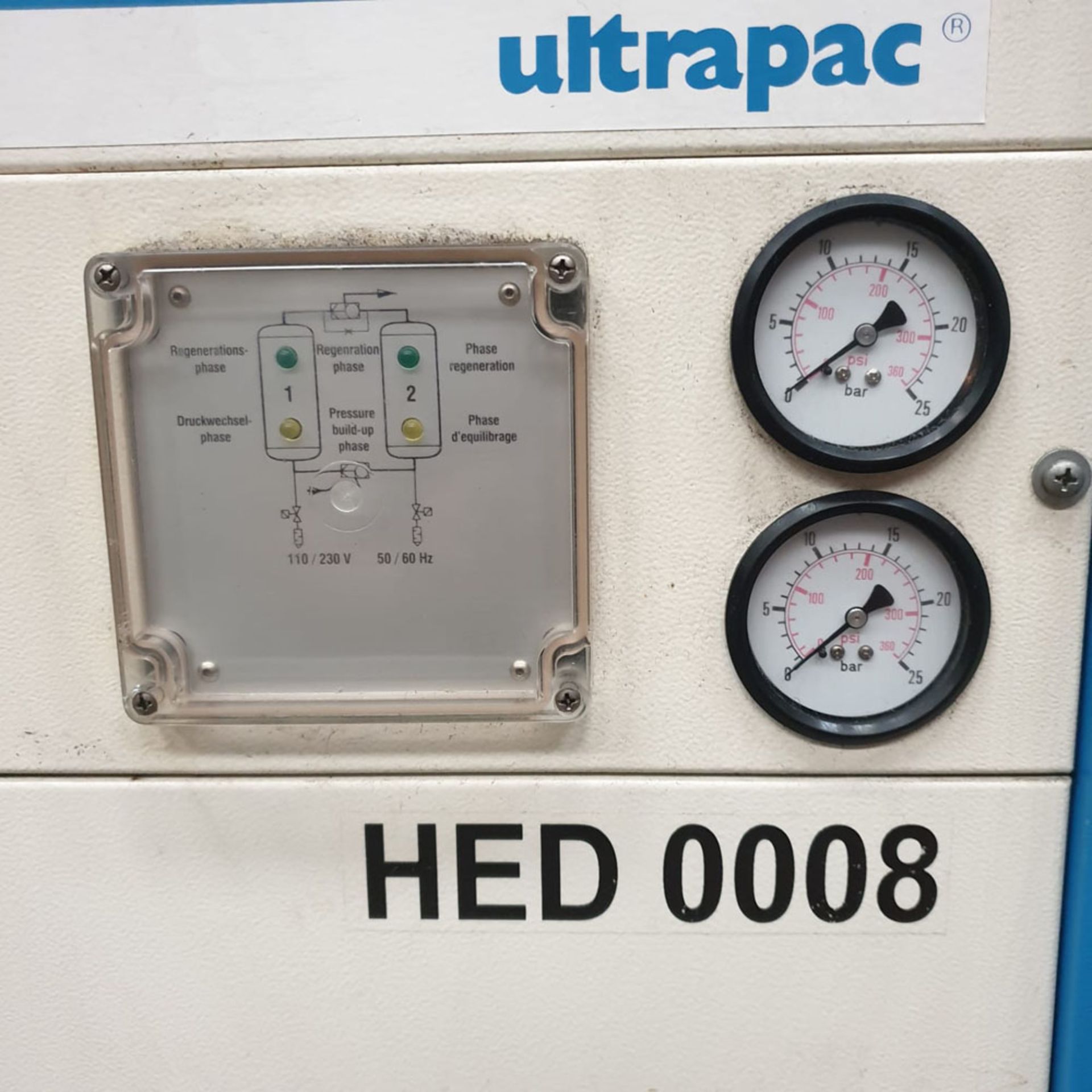 Ultrapac Tupe HED 0008 Oil Cooler. Working Temp: 4 Degrees Cenrigrade - 35 Degrees Centigrade. - Image 2 of 3