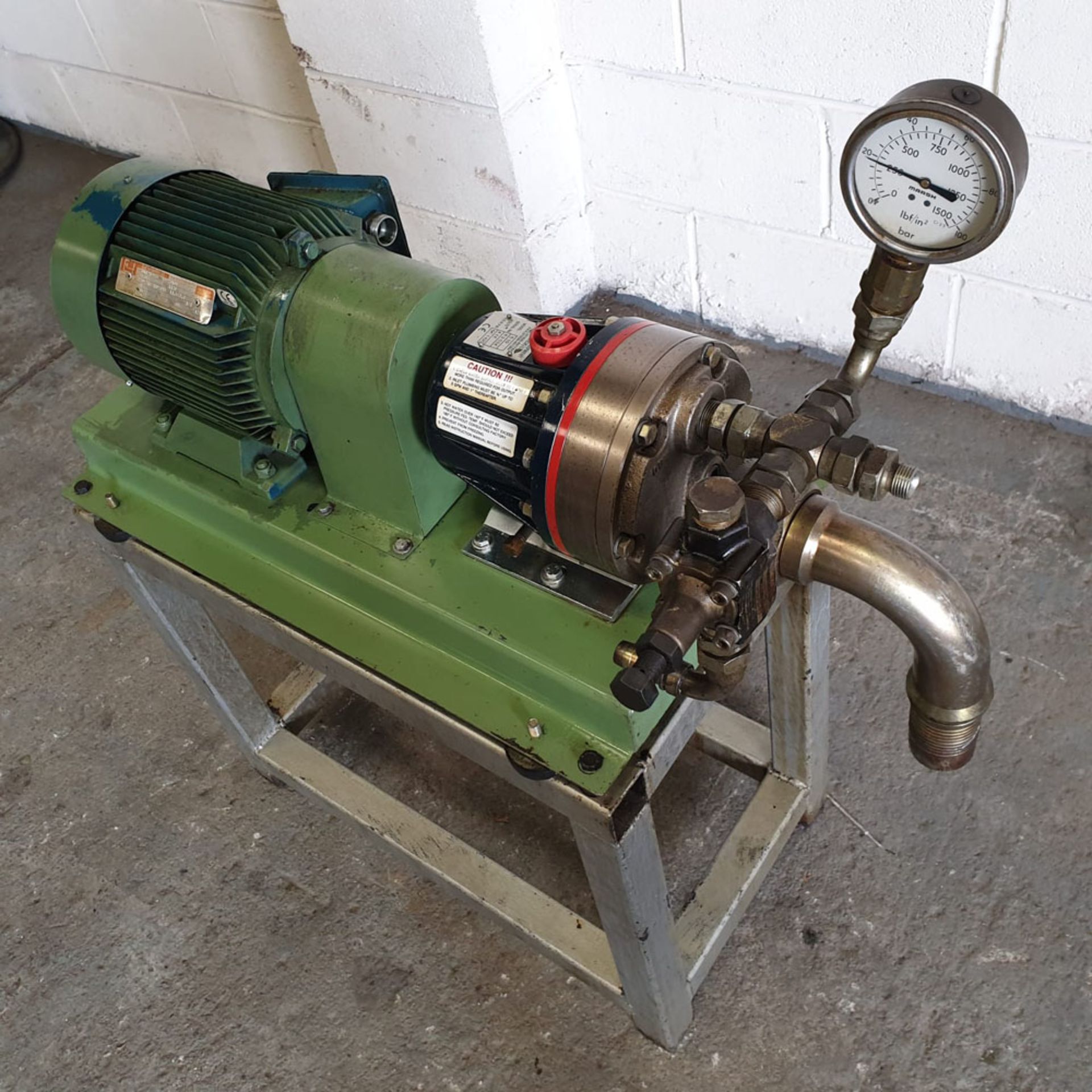 Pumps & Equipment Ltd Model D10 Hydra-cell Power Pump. 415V. 5.5HP. 1420rpm. - Image 2 of 6