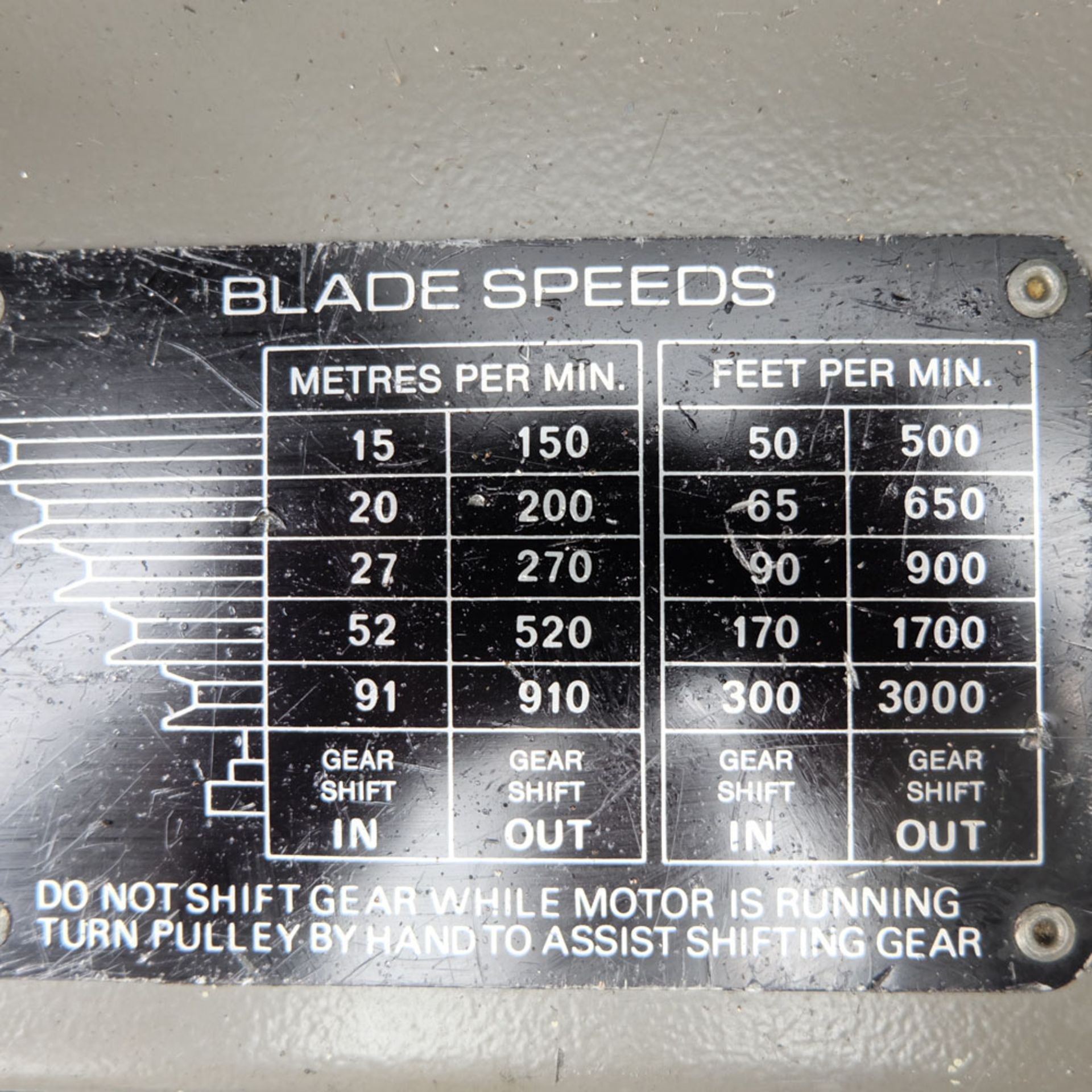 Startrite Model 14V Vertical Bandsaw. Throat Depth: 340mm. - Image 6 of 7