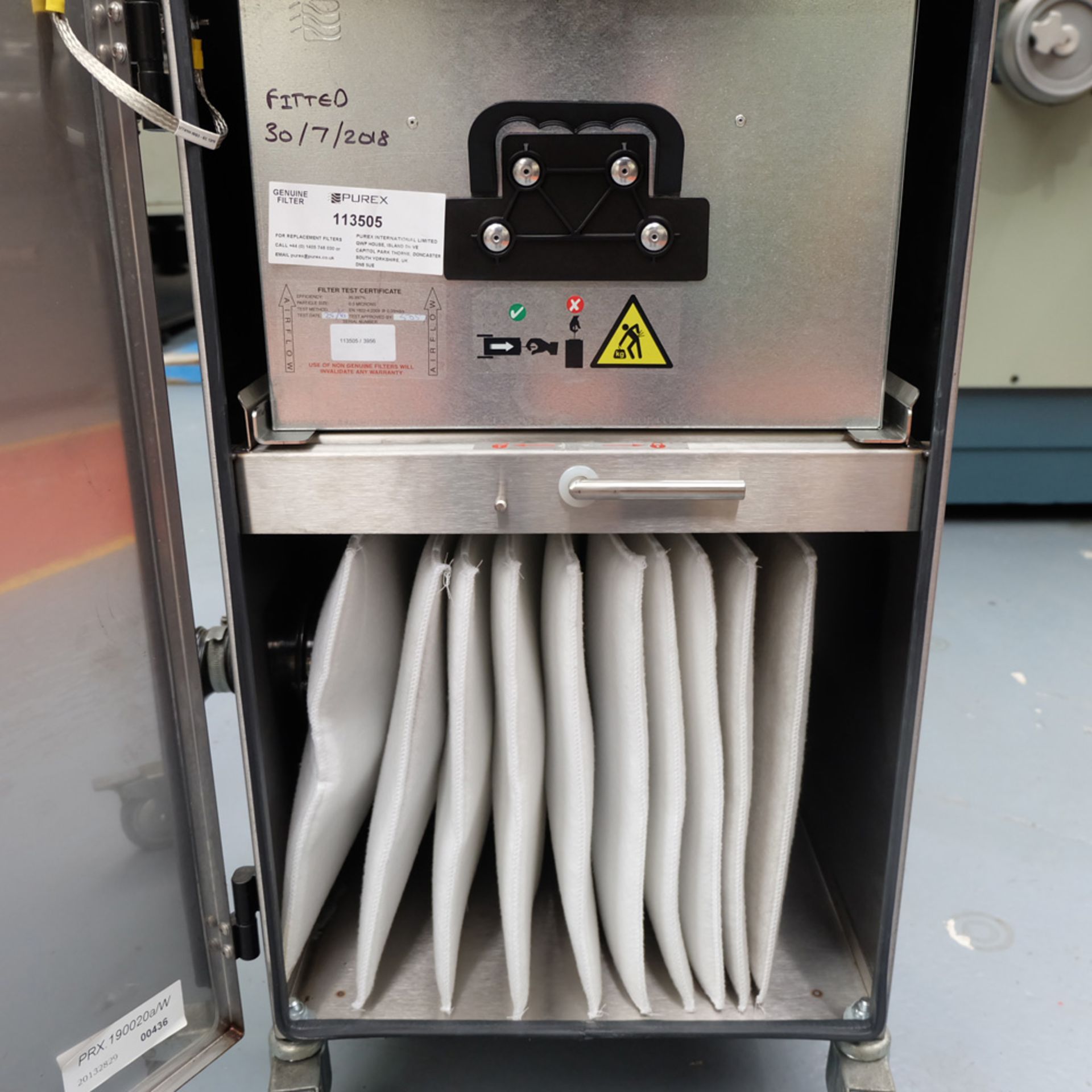 Purex Model 9000-400i Digital Fume Extractor. - Image 4 of 8