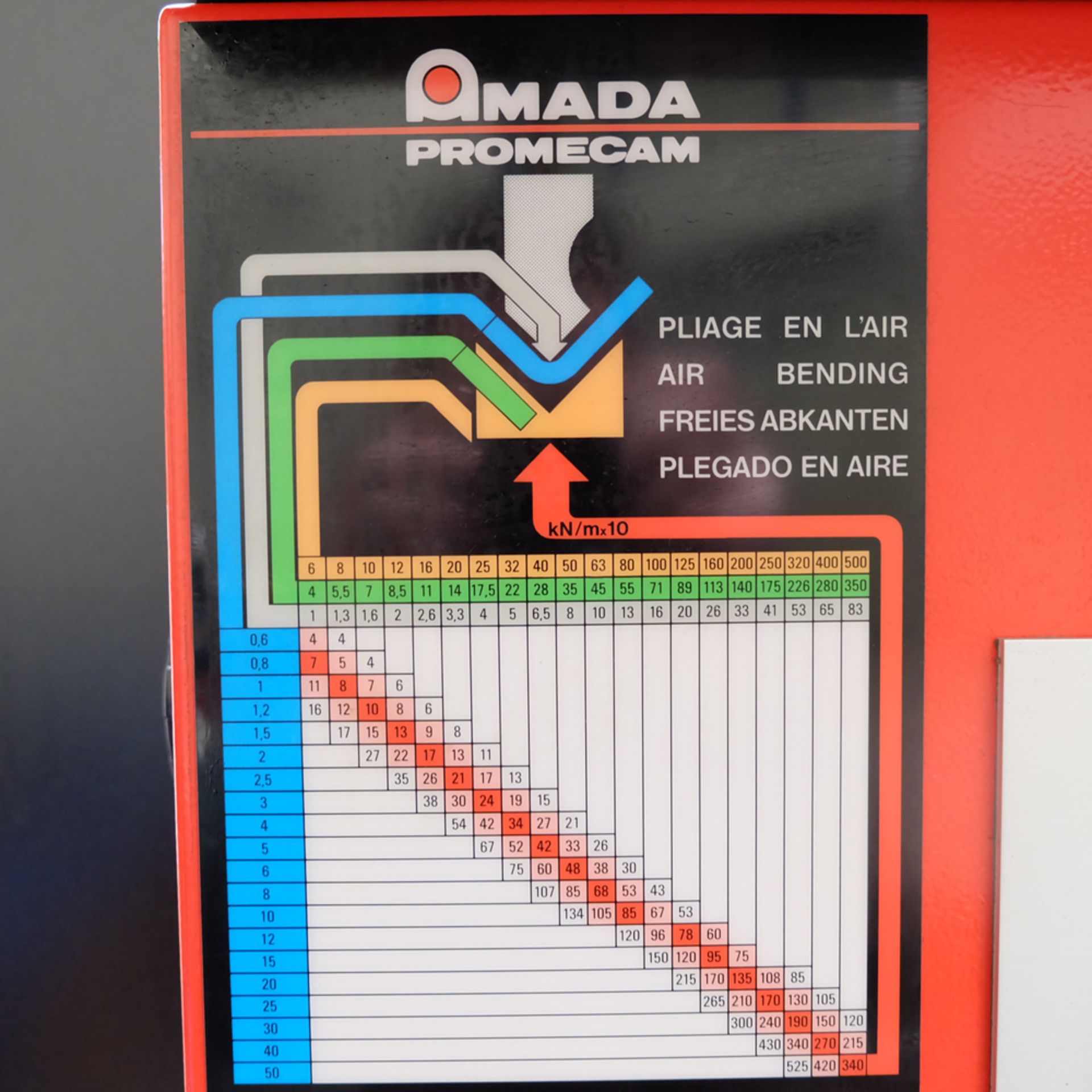 Amada Promecan ITS2 Hydraulic Upstroke Press Brake - Image 9 of 14