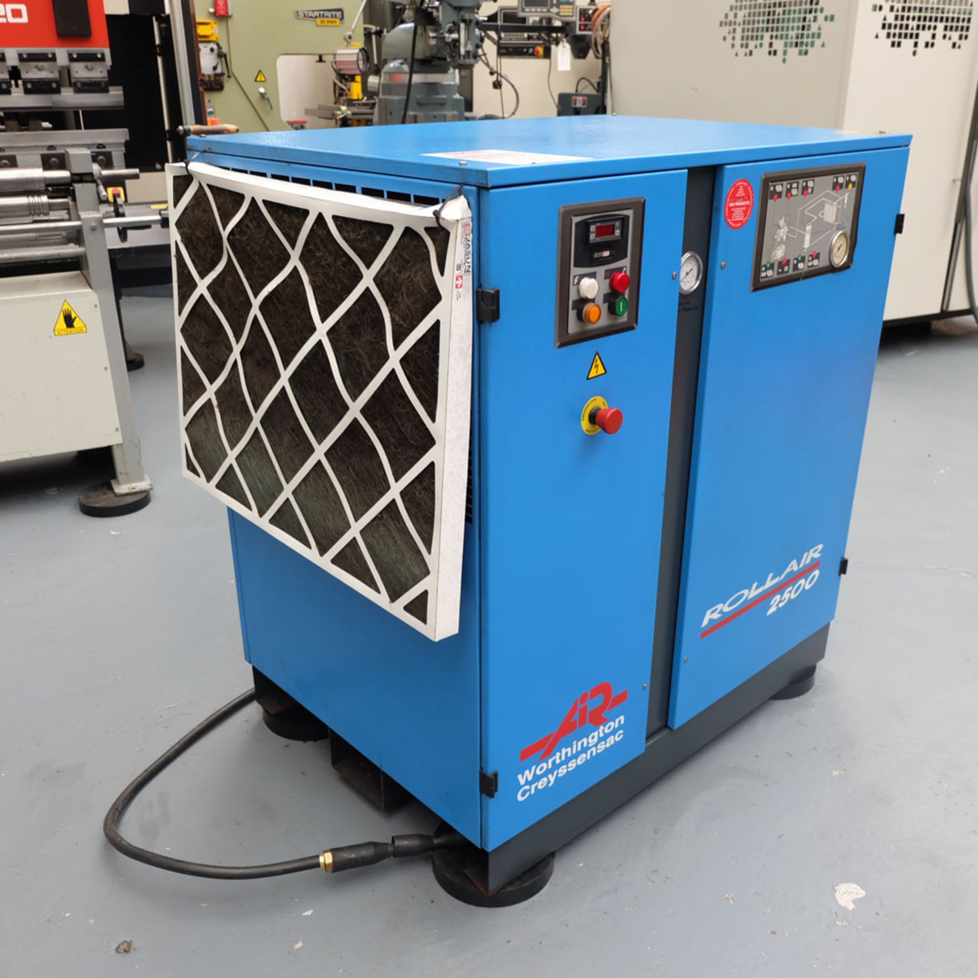 Worthington Roll-Air 2500 Rotary Air Compressor. 8 Bar. 18.5KW. - Image 2 of 8