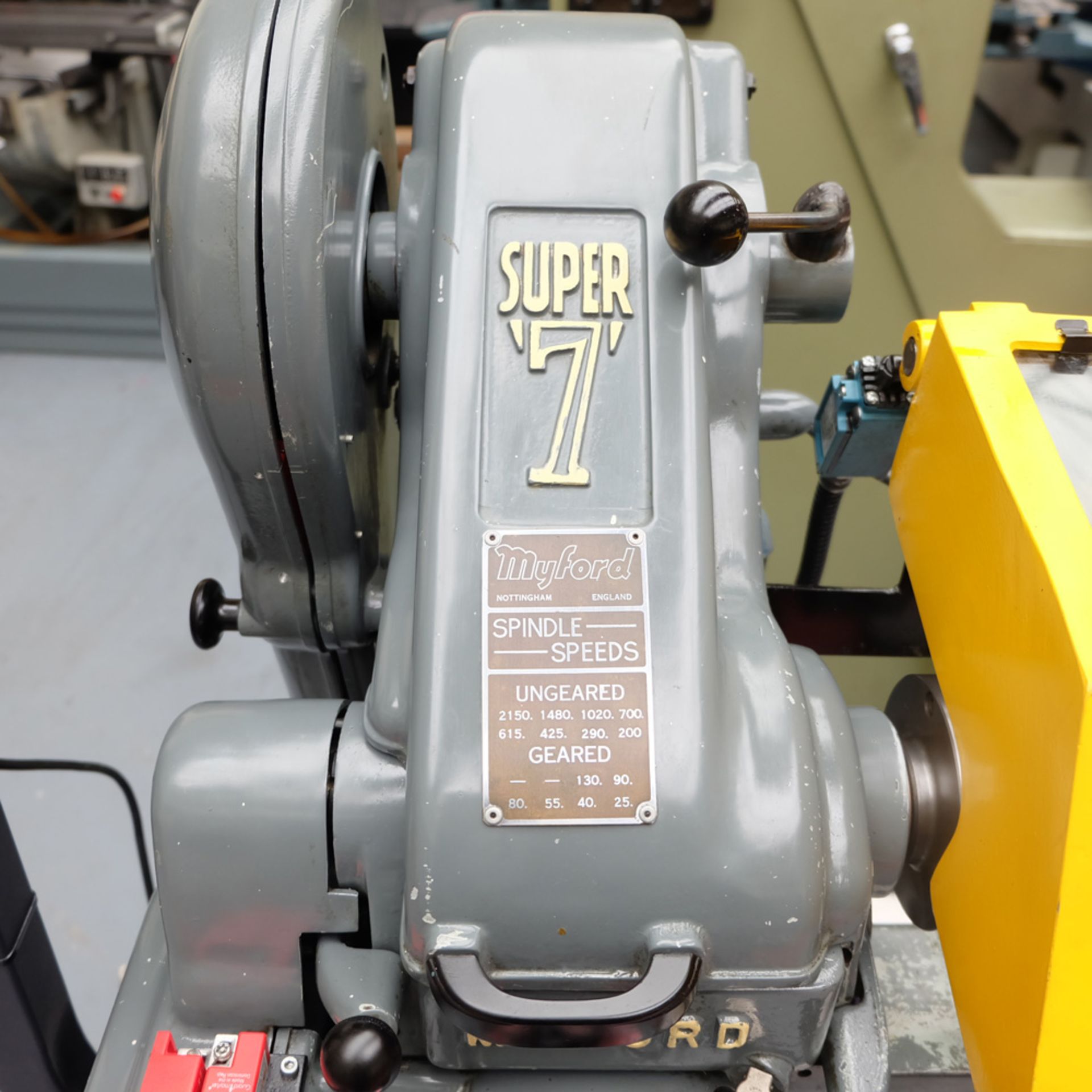 Myford Super 7 Model Makers Centre Lathe. - Image 3 of 17