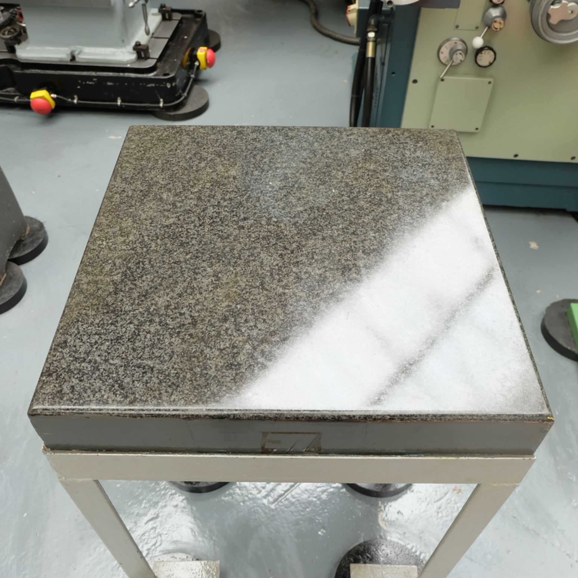 F Z Granite Plate on Steel Stand. - Image 3 of 5