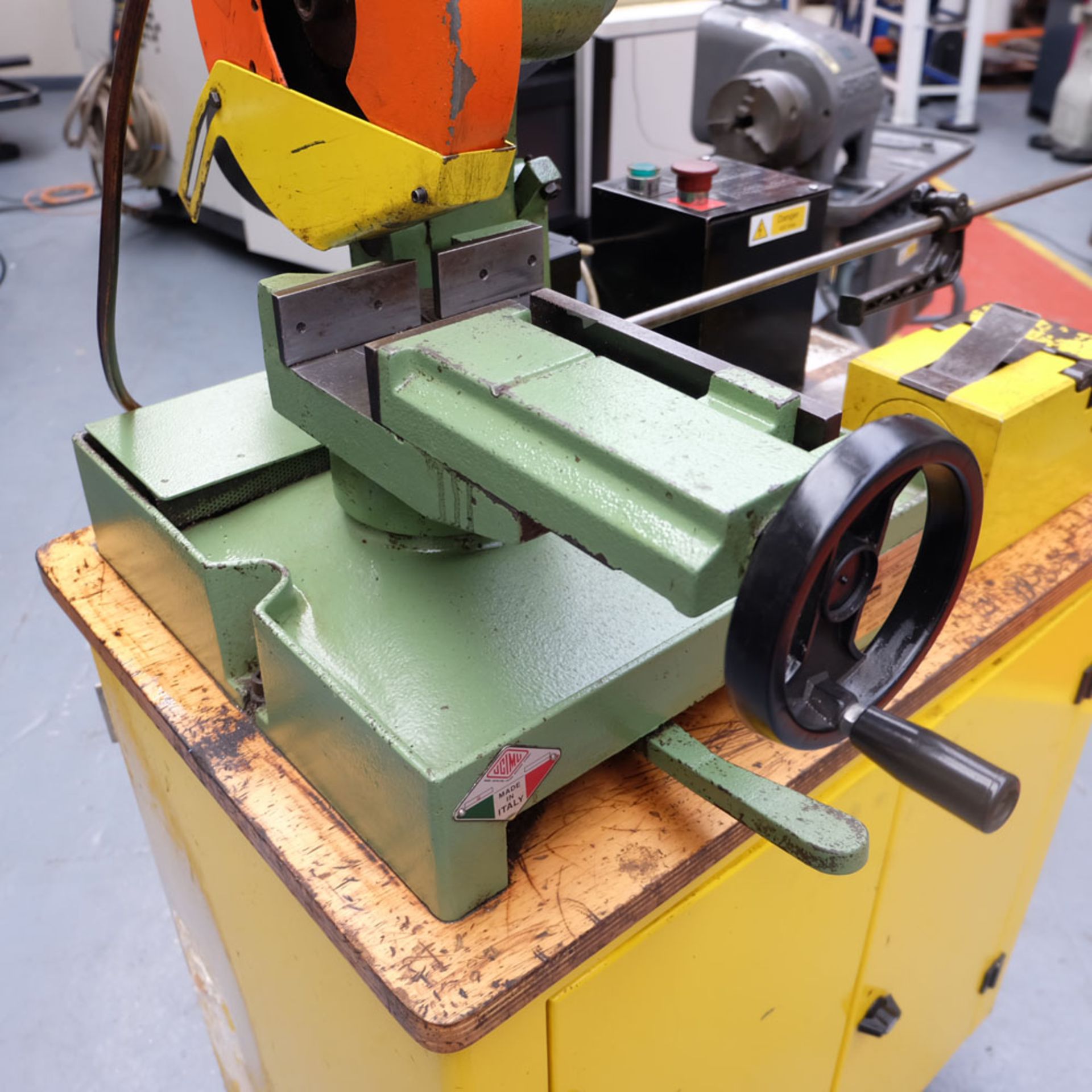 Pedrazzoli Brown 250 Cutting, Deburring and Hydraulic Power Flanging Station On Cabinet. - Image 7 of 13