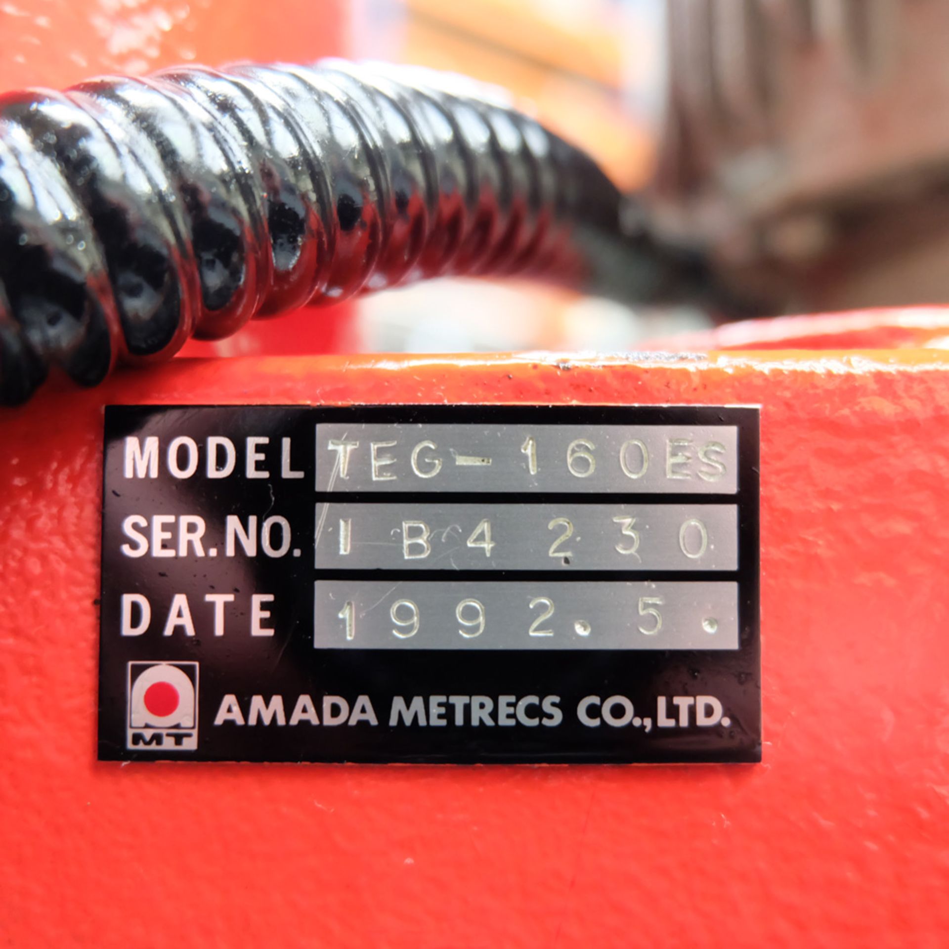 Amada Type TEG-160ES Punch & Die Grinder. - Image 7 of 8