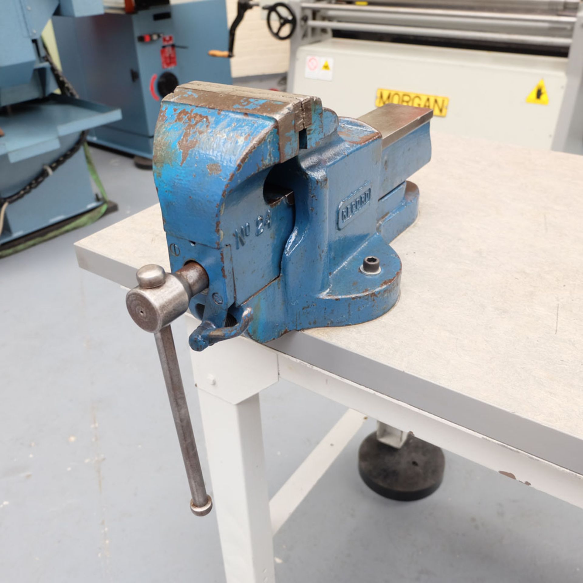 Worktop Bench With No.24 Record Bench Vice. Bench Size 2000mm x 750mm x 840mm High. - Image 3 of 4