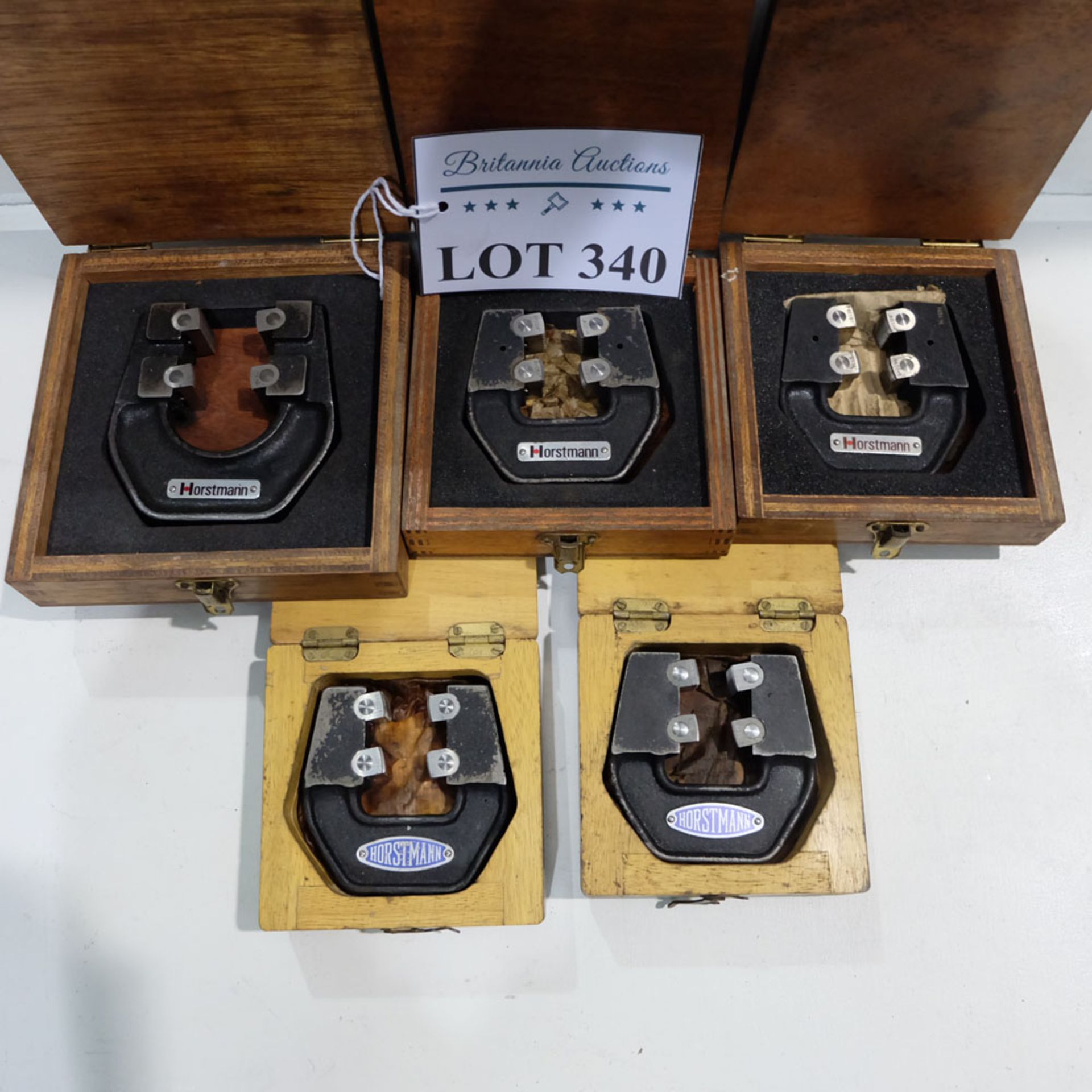 5 Hortsmann Thread Calliper Gauges. - Image 2 of 7