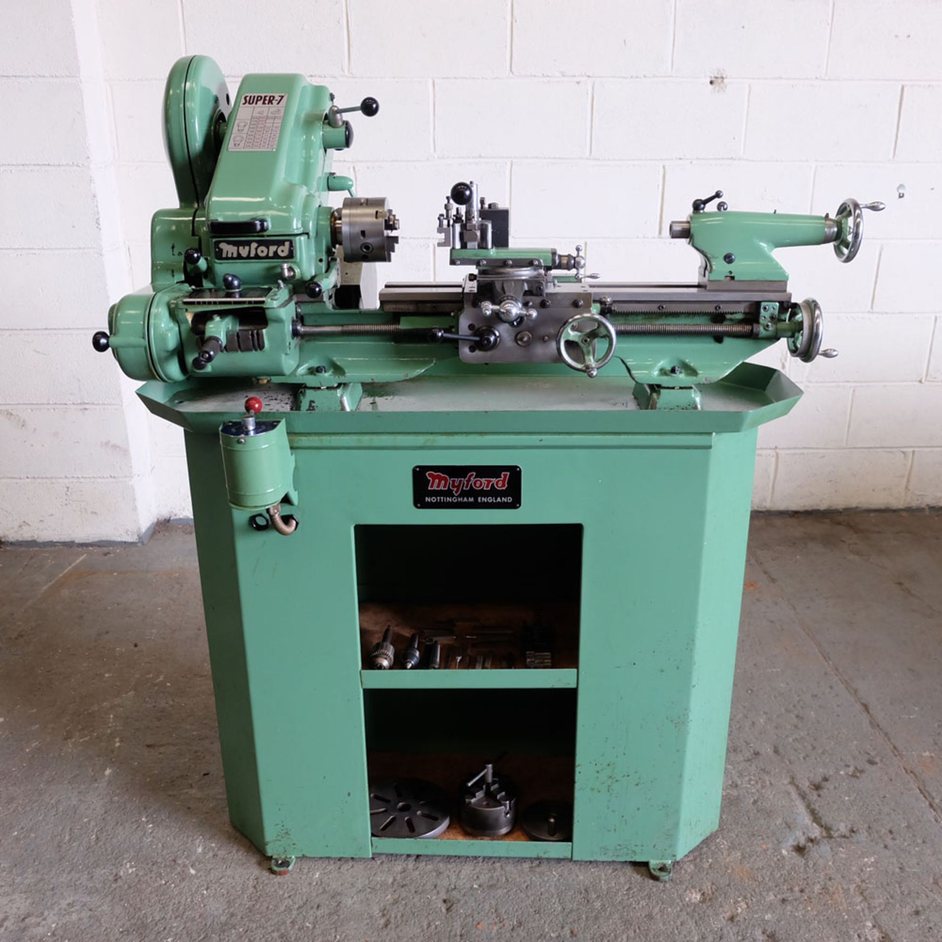 Myford Super 7B Tool Room Centre Lathe.