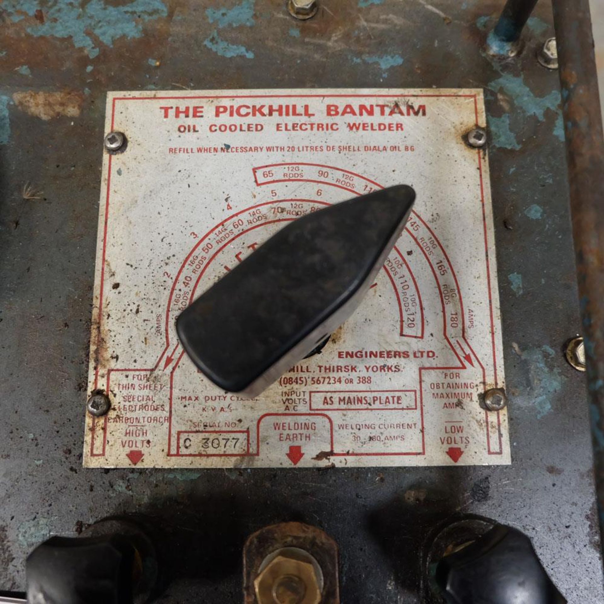 The Pickhill Bantam Oil Cooled Electric Welder. - Image 6 of 6
